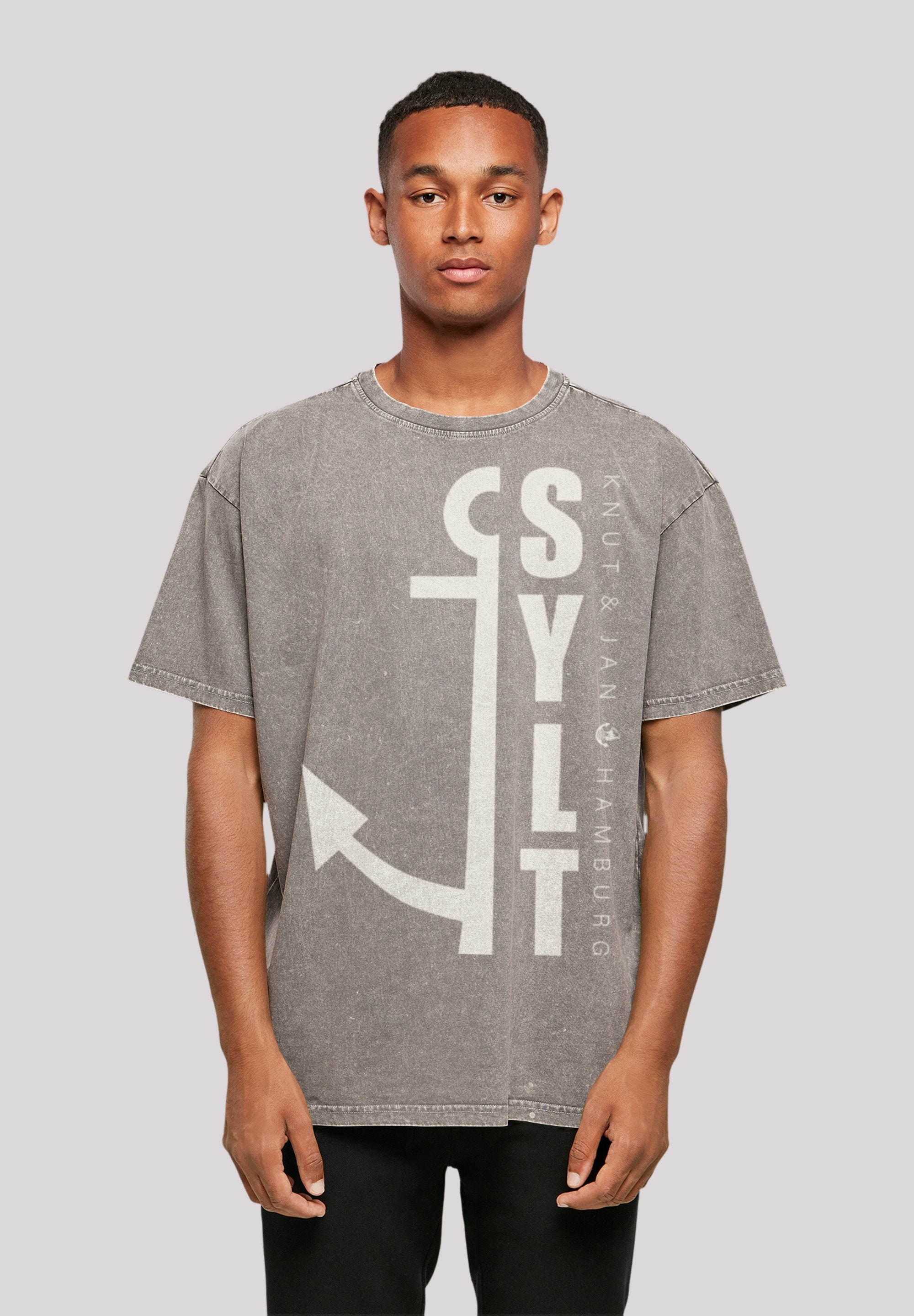 T-Shirt »Sylt Anker Knut & Jan Hamburg«, Print