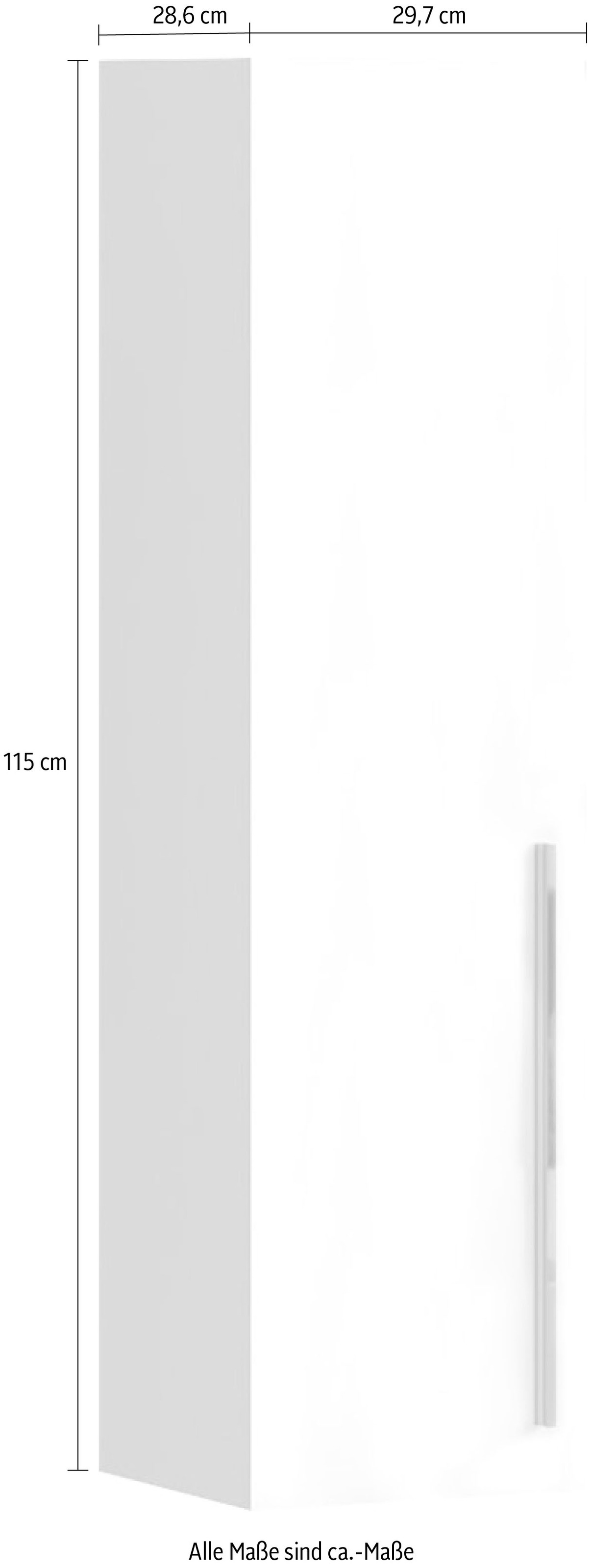 OTTO home Hängevitrine "Piano" UV lackiert, Soft-Close-Funktion, Höhe 115 c günstig online kaufen