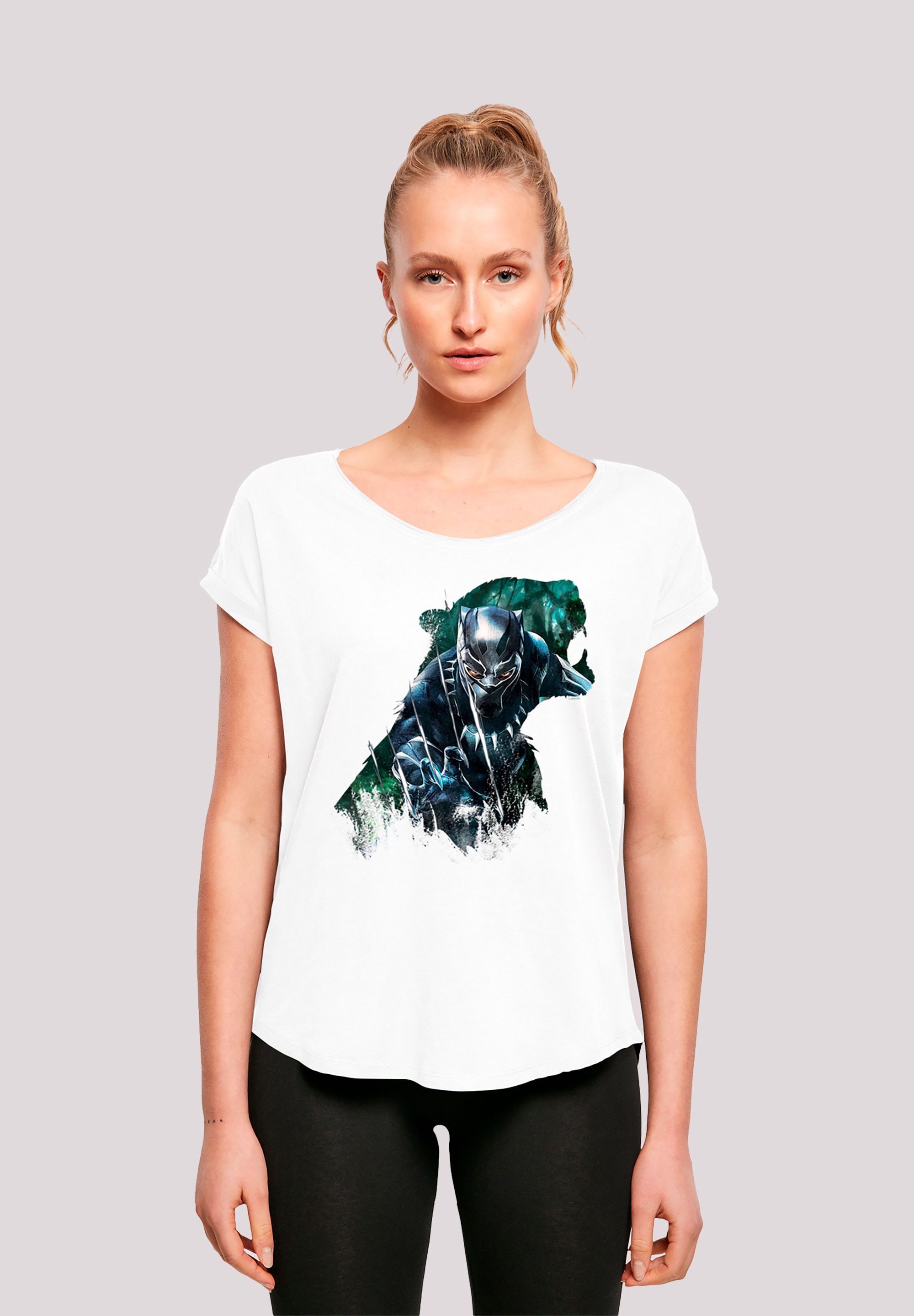 F4NT4STIC T-Shirt "Marvel Black Panther Wild Sillhouette", Print günstig online kaufen