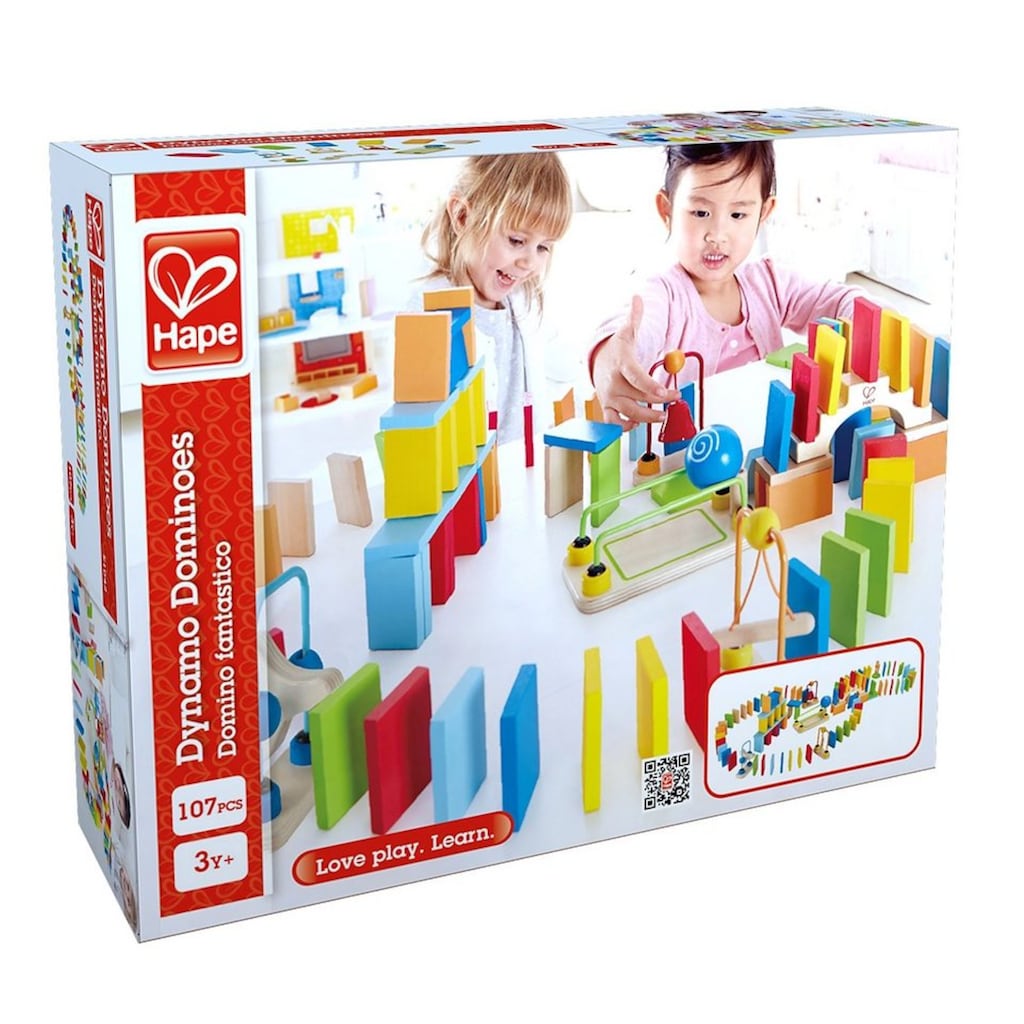 Hape Spiel »Domino Fantastico«, (107 tlg.), 107tlg.