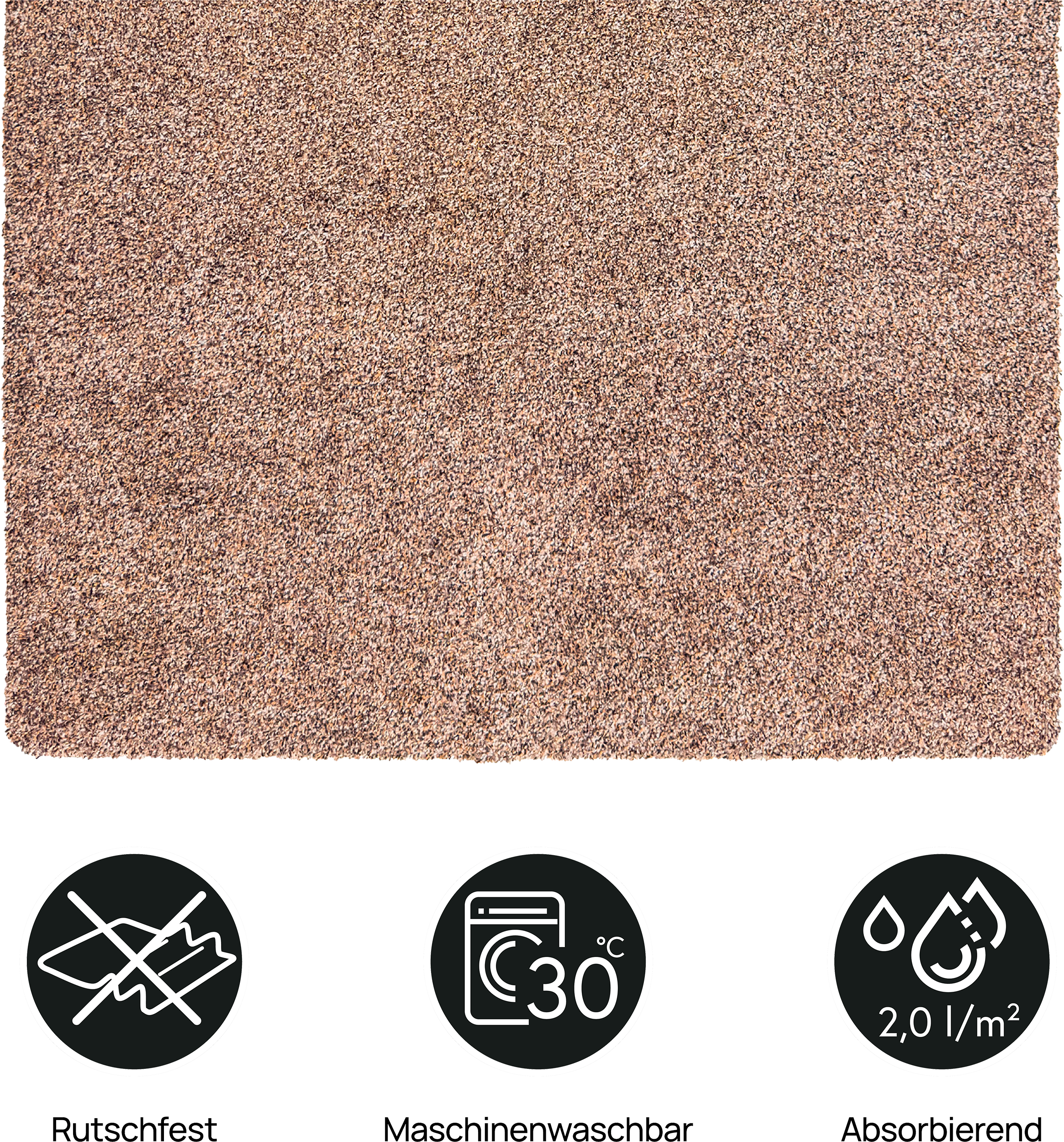 OTTO home Vianne Paillasson Gris 120x80cm 2