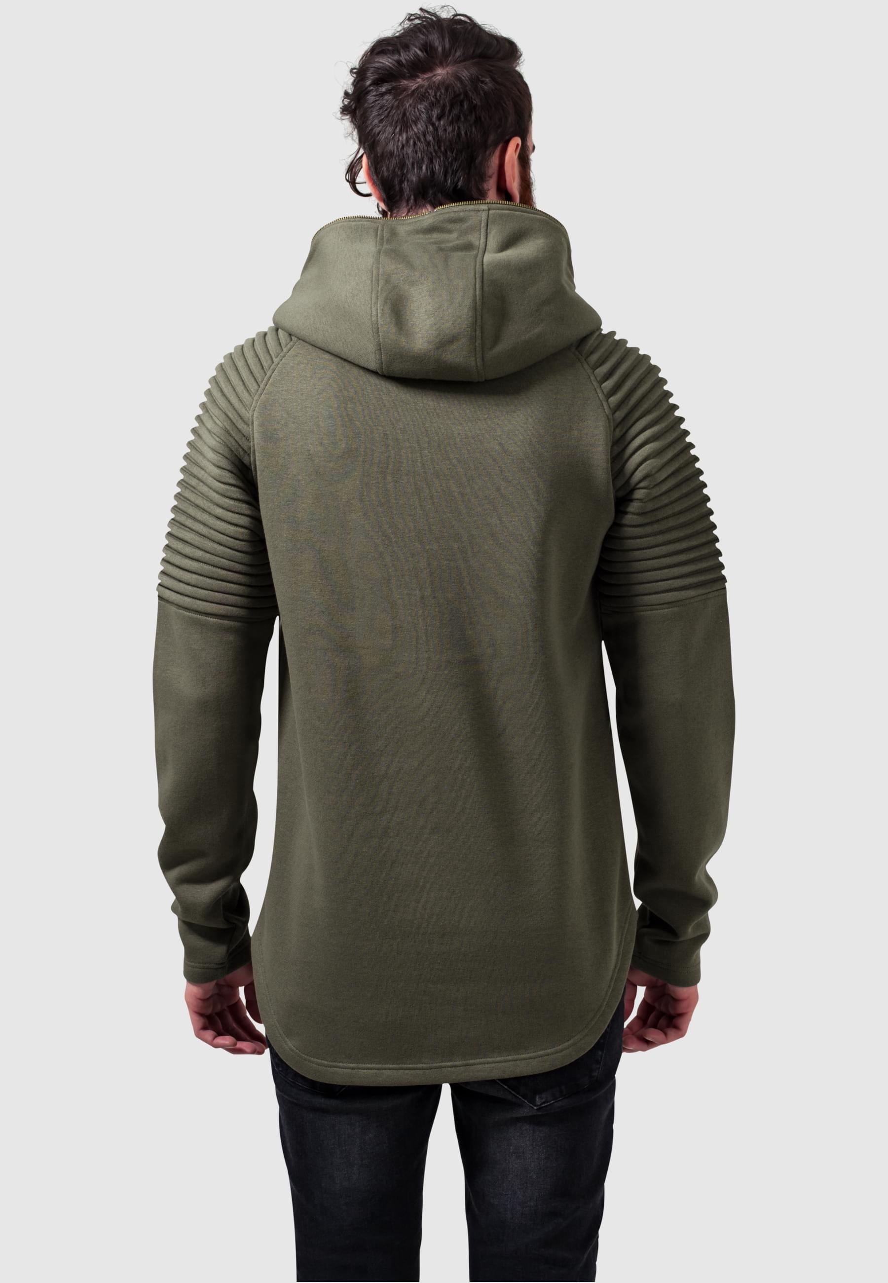 URBAN CLASSICS Hoodie »Urban Classics Herren Pleat Sleeves Terry Hoody«, (1 tlg.)