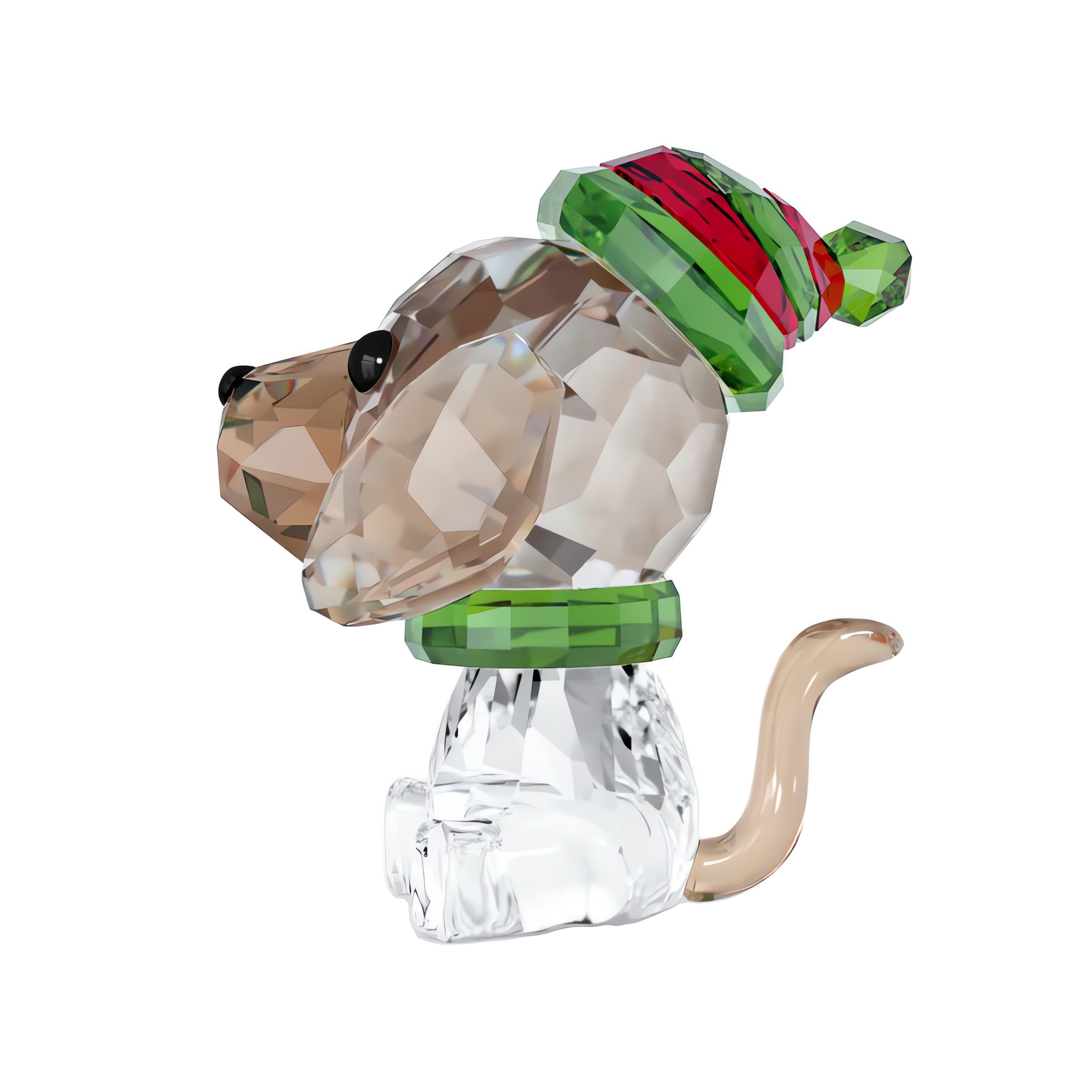 Swarovski Dekofigur »Kristallfigur Hund Holiday Cheers Beagle« Swarovski® Kristall