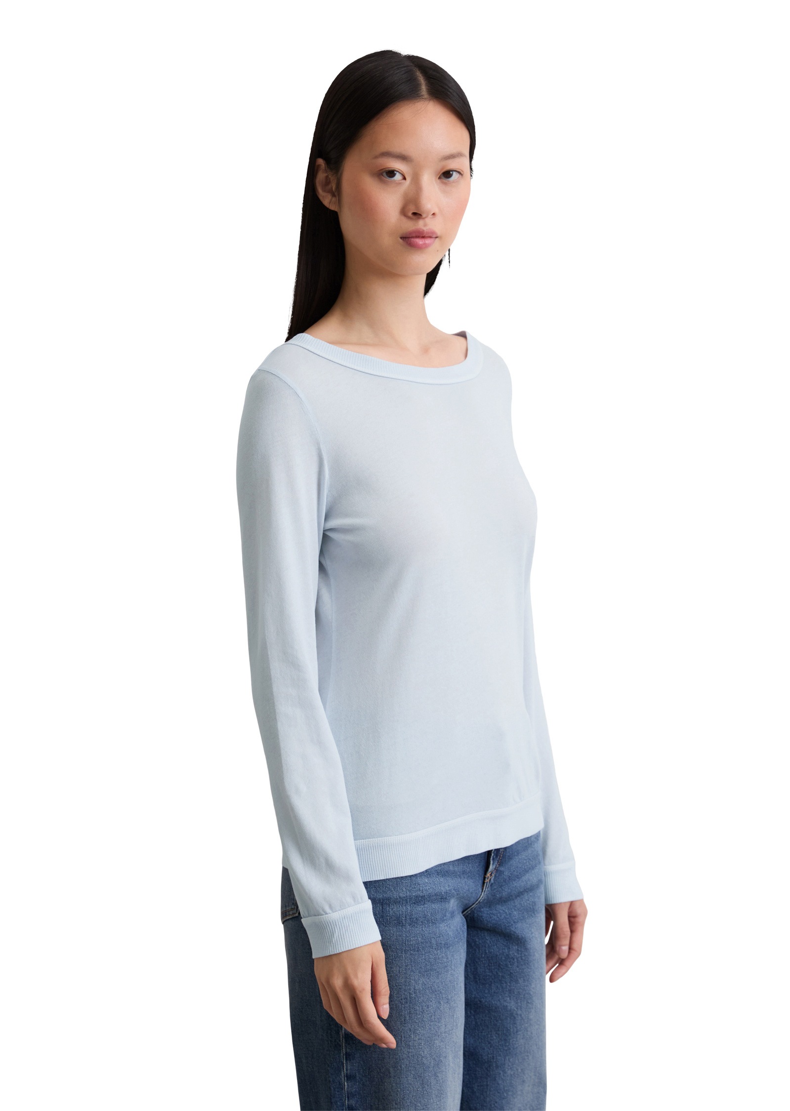 Marc OPolo Langarmshirt "aus Organic Cotton" günstig online kaufen