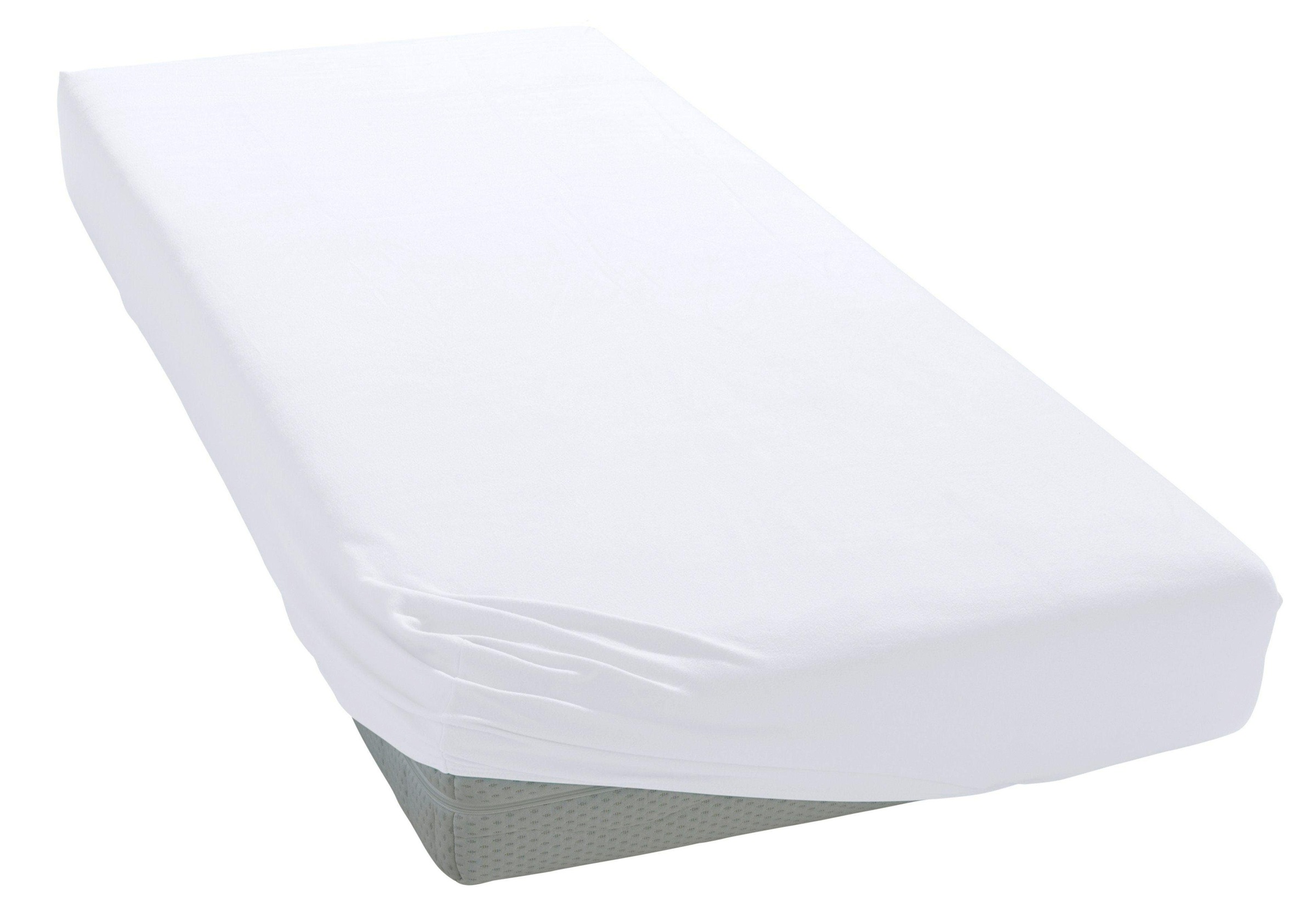 bellana Spannbettlaken "bellana deluxe für Boxspring- & Komfortbetten, mit Elasthan, 230 g/m²" Premium-Qualität, für extra hohe Matratzen 35-45 cm, faltenfrei