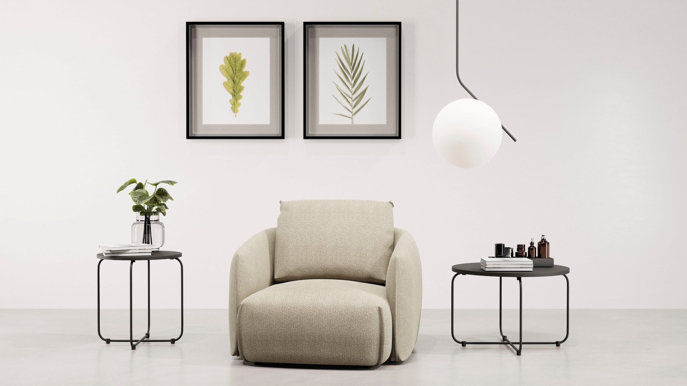 TRENDMANUFAKTUR Sessel "Shawn, Loungesessel, Designsessel mit elegant gesch günstig online kaufen