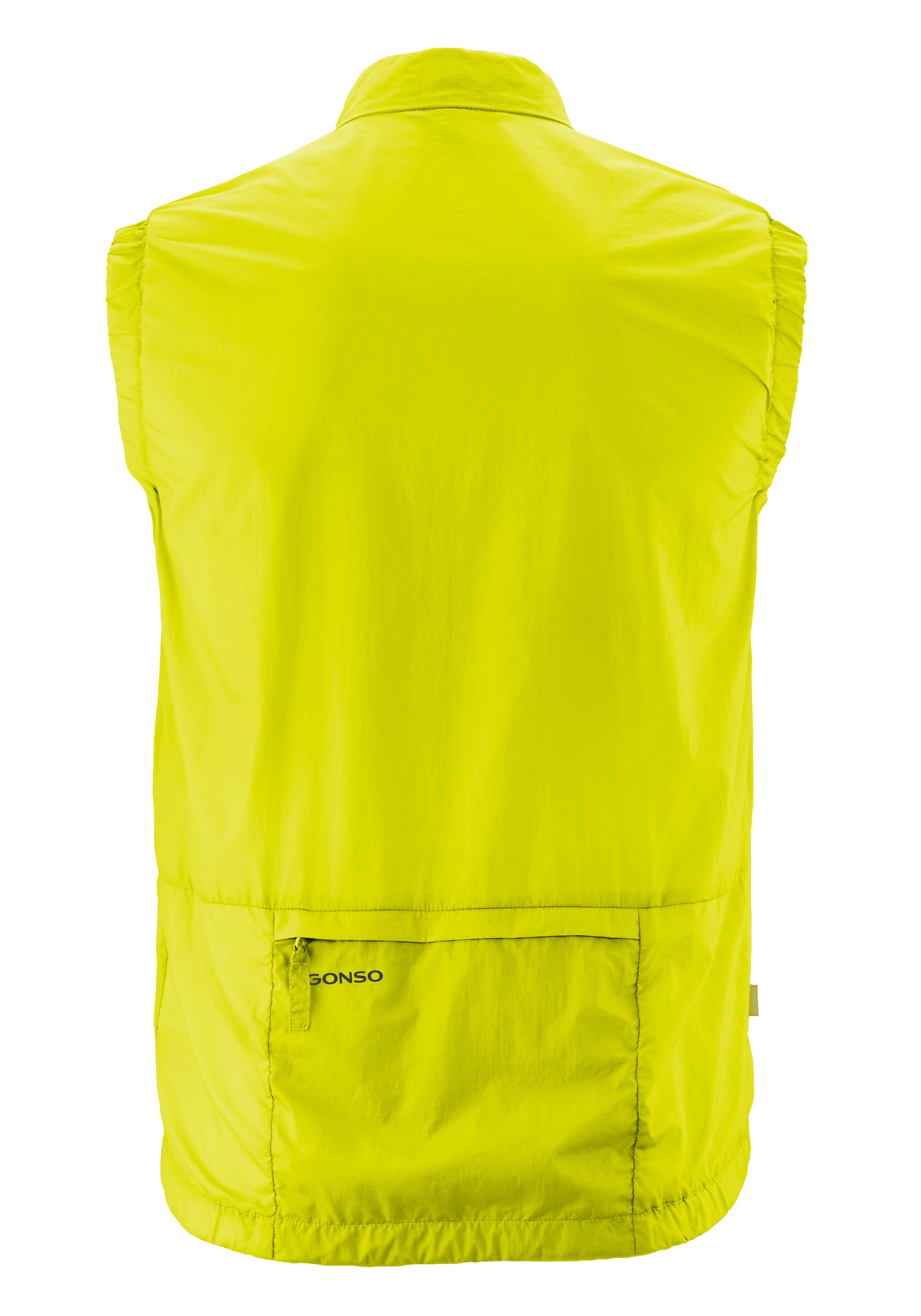 Gonso Funktionsweste »Adventure Vest Wind M« Herren Weste, leichte und winddichte Fahrradweste mit Rückentasche