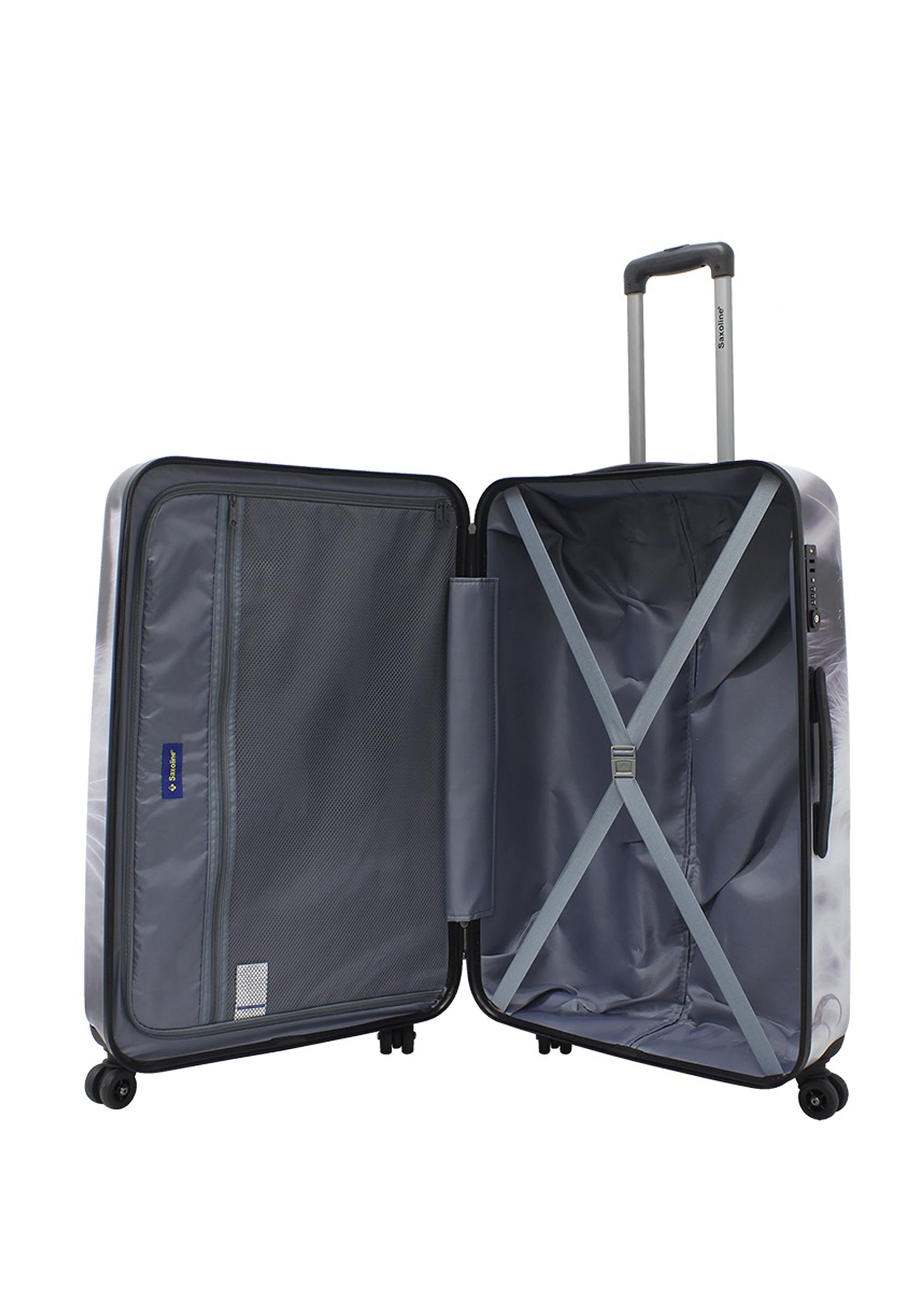 Saxoline® Koffer »White Cat« mit niedlichem Katzenmotiv