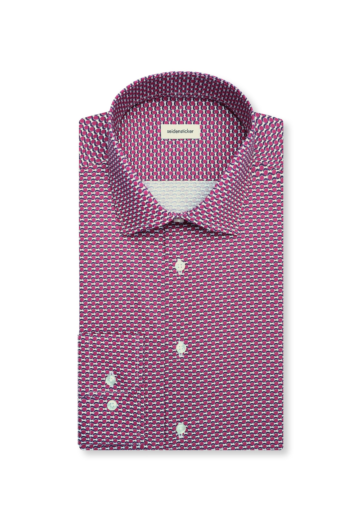 seidensticker Businesshemd »Slim« Slim 1/1 Kentkragen Druck