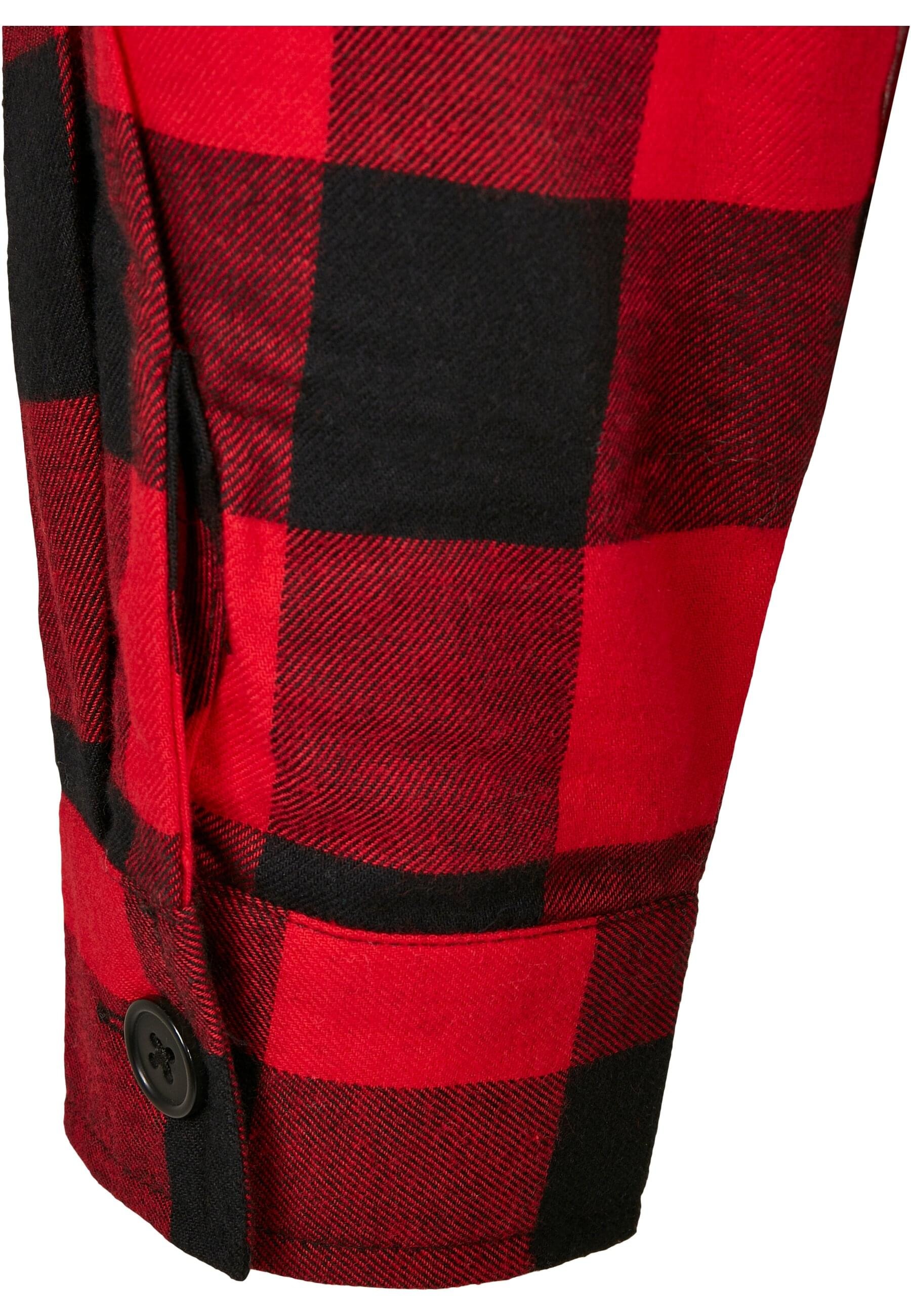 URBAN CLASSICS Langarmhemd »Urban Classics Damen Ladies Short Oversized Check Shirt«, (1 tlg.)