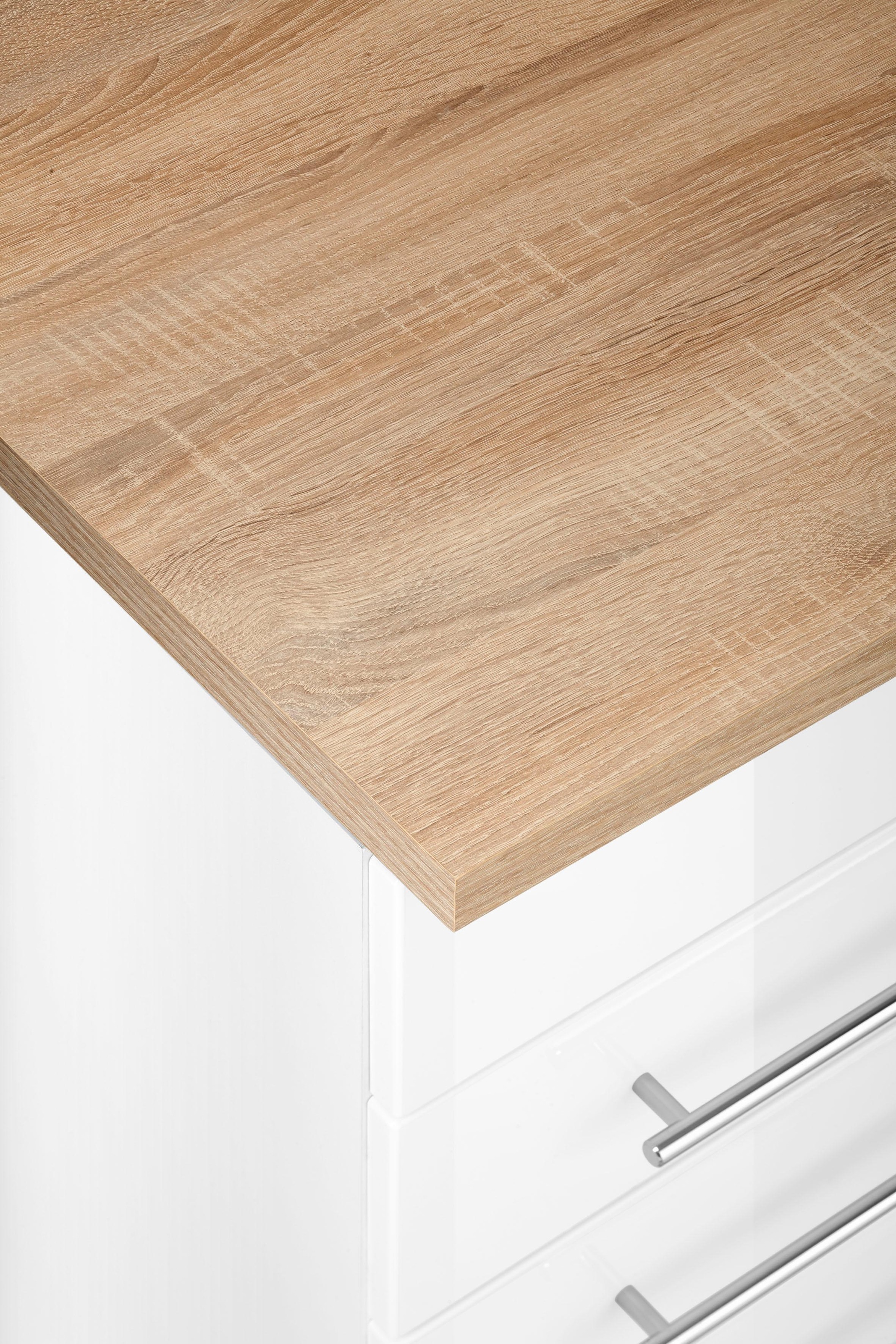 KOCHSTATION Küchenzeile »KS-Eton«, mit E-Geräten, Breite 330 cm