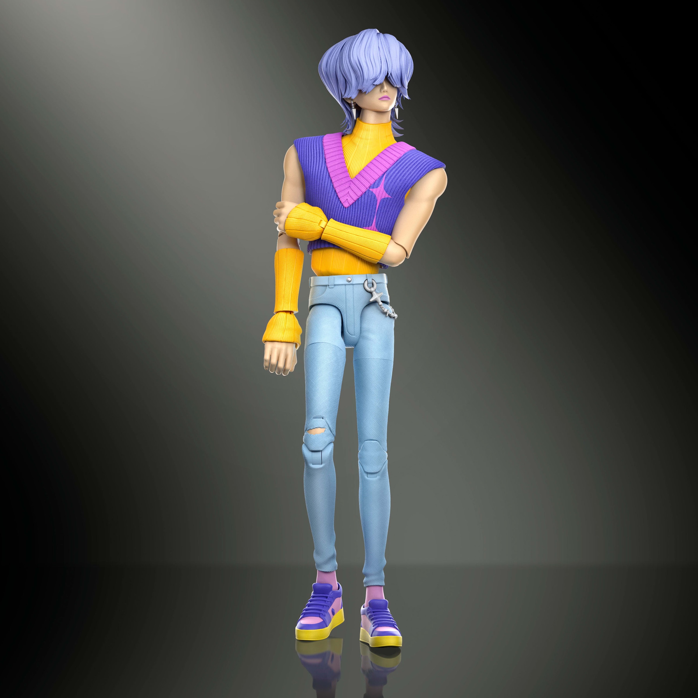 Mattel® Actionfigur »KPop Demon Hunters Saja Boys Mystery Soda Pop« beweglich