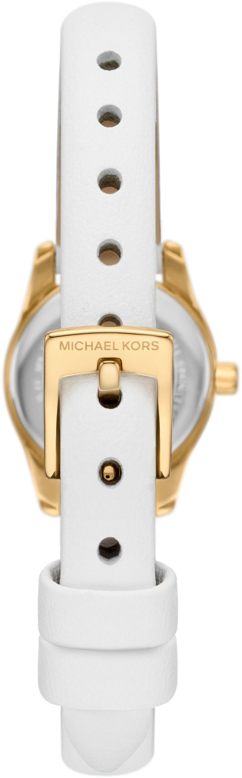 MICHAEL KORS Quarzuhr »PETITE LEXINGTON 19 mm«, Armbanduhr, Damenuhr, Lederarmband, analog