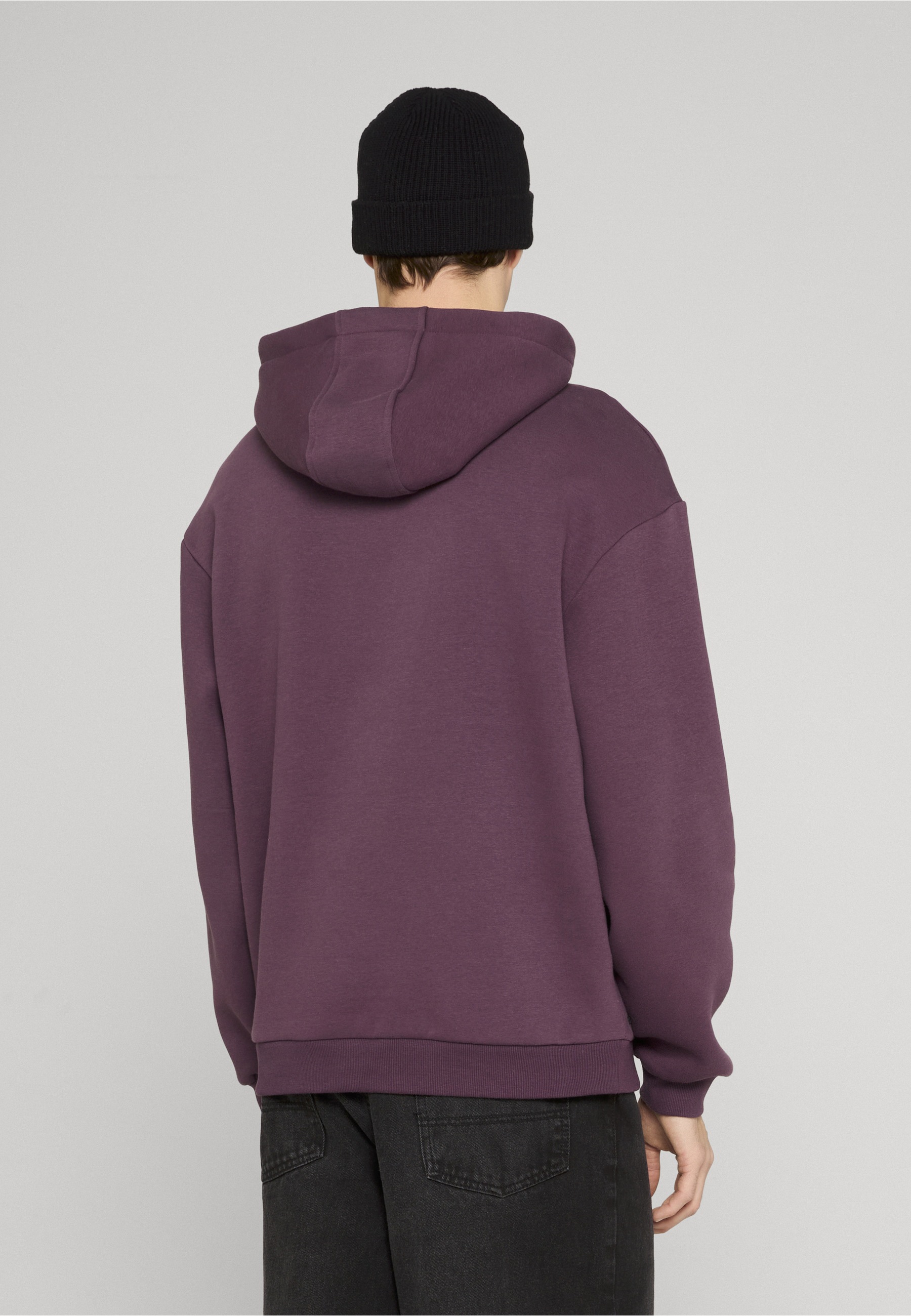 Urban Classics Sweat à Capuche Fluffy Plum Purple M Homme 3