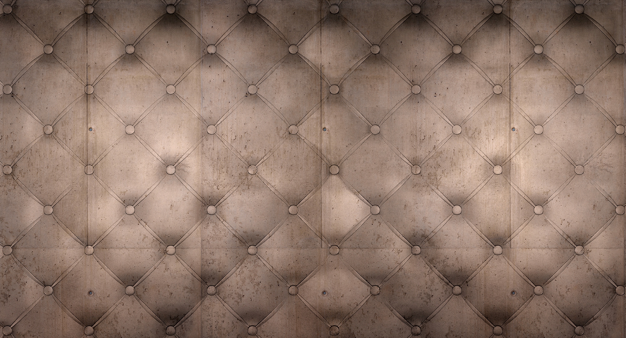Architects Paper Fototapete "Atelier 47 Cushion Artwork 1" Lederoptik glatt Vlies, Wand, Schräge, Decke