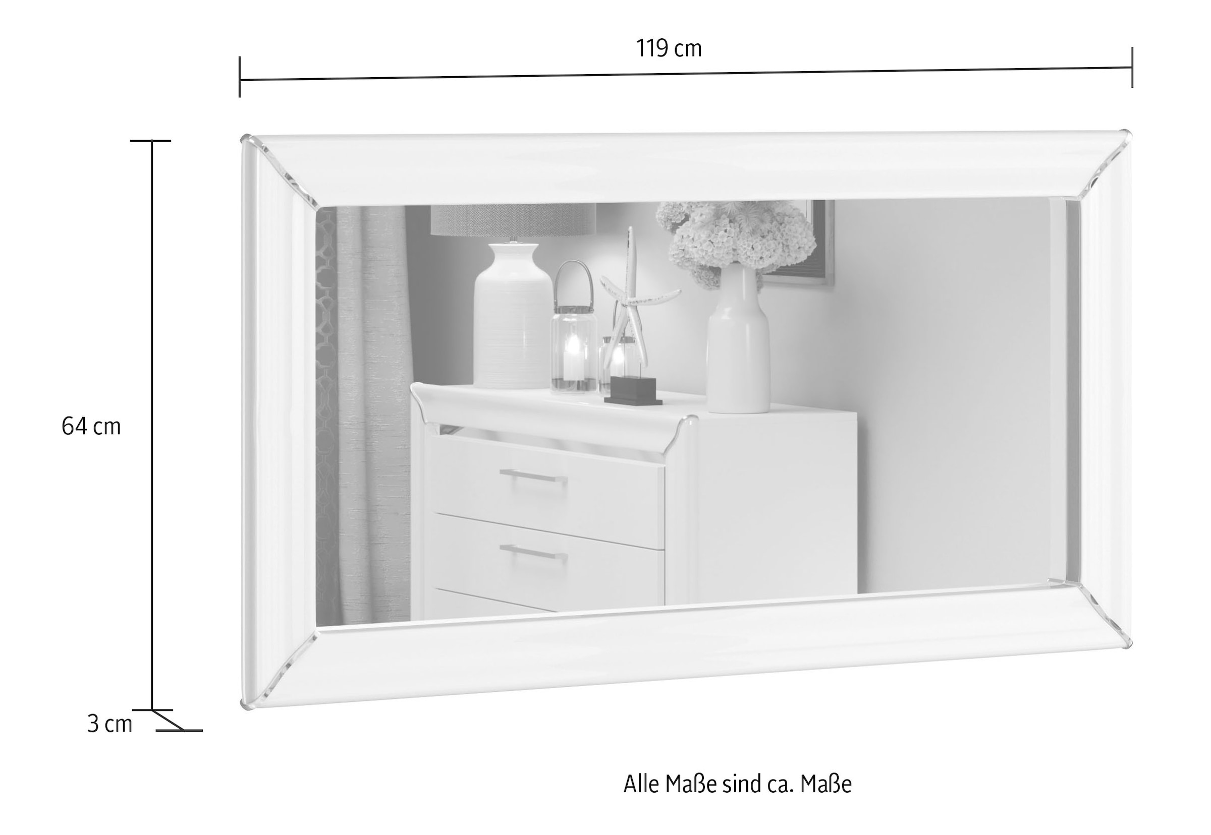 Konsole bestellen St.), Spiegel Schlafzimmer-Set und (2 »Arno«, Leonique | BAUR