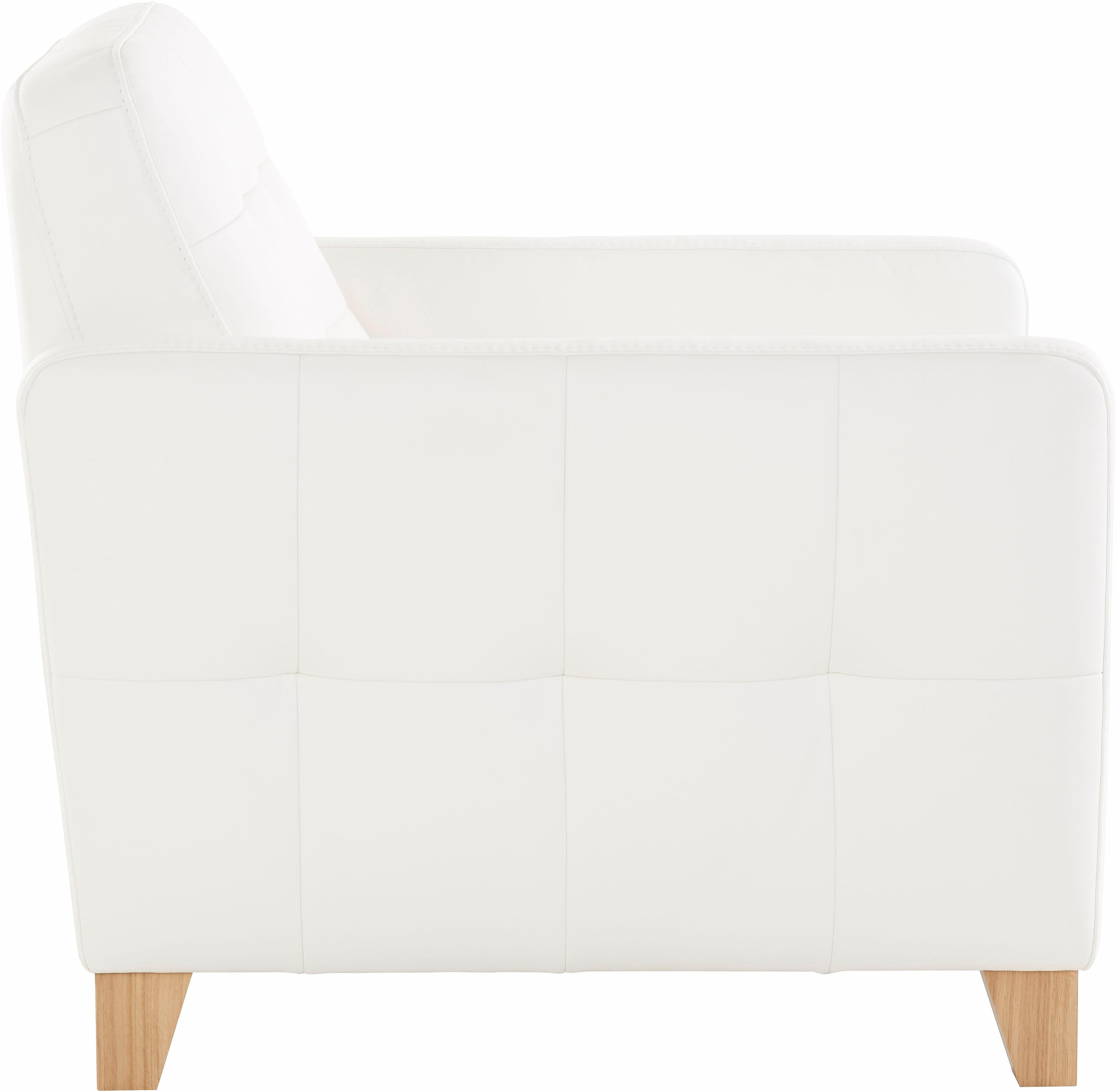 exxpo - sofa fashion Sessel »Elio, Loungesessel, aufwendige Detailverarbeitung, bequem und modern« hoher Sitzkomfort für entspannende Momente