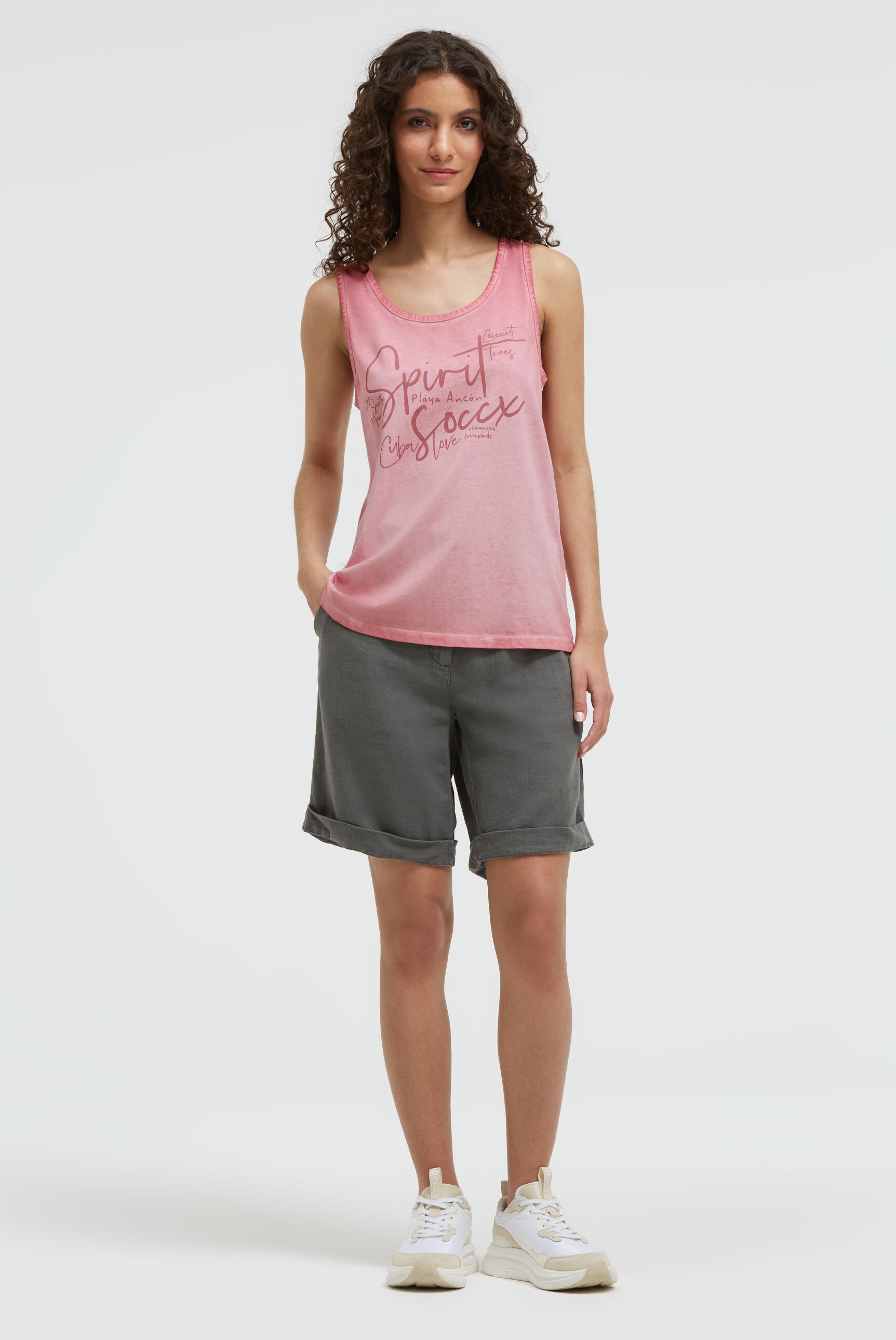 SOCCX Tanktop aus Baumwolle