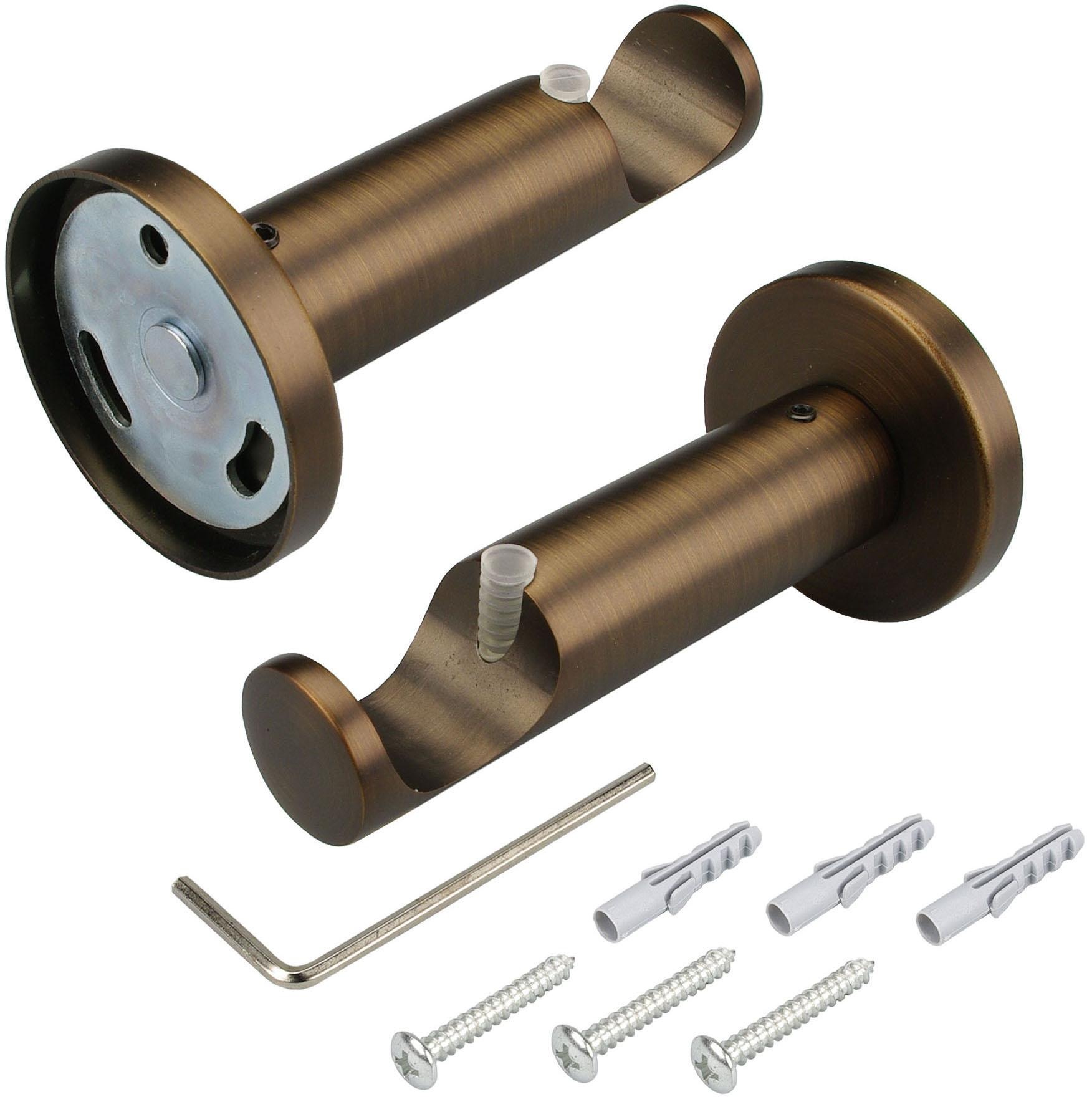 Liedeco Gardinenstange "CELBULLE01SG1L" Ø 25 mm 1 läufig-läufig Fixmaß 1-lä günstig online kaufen