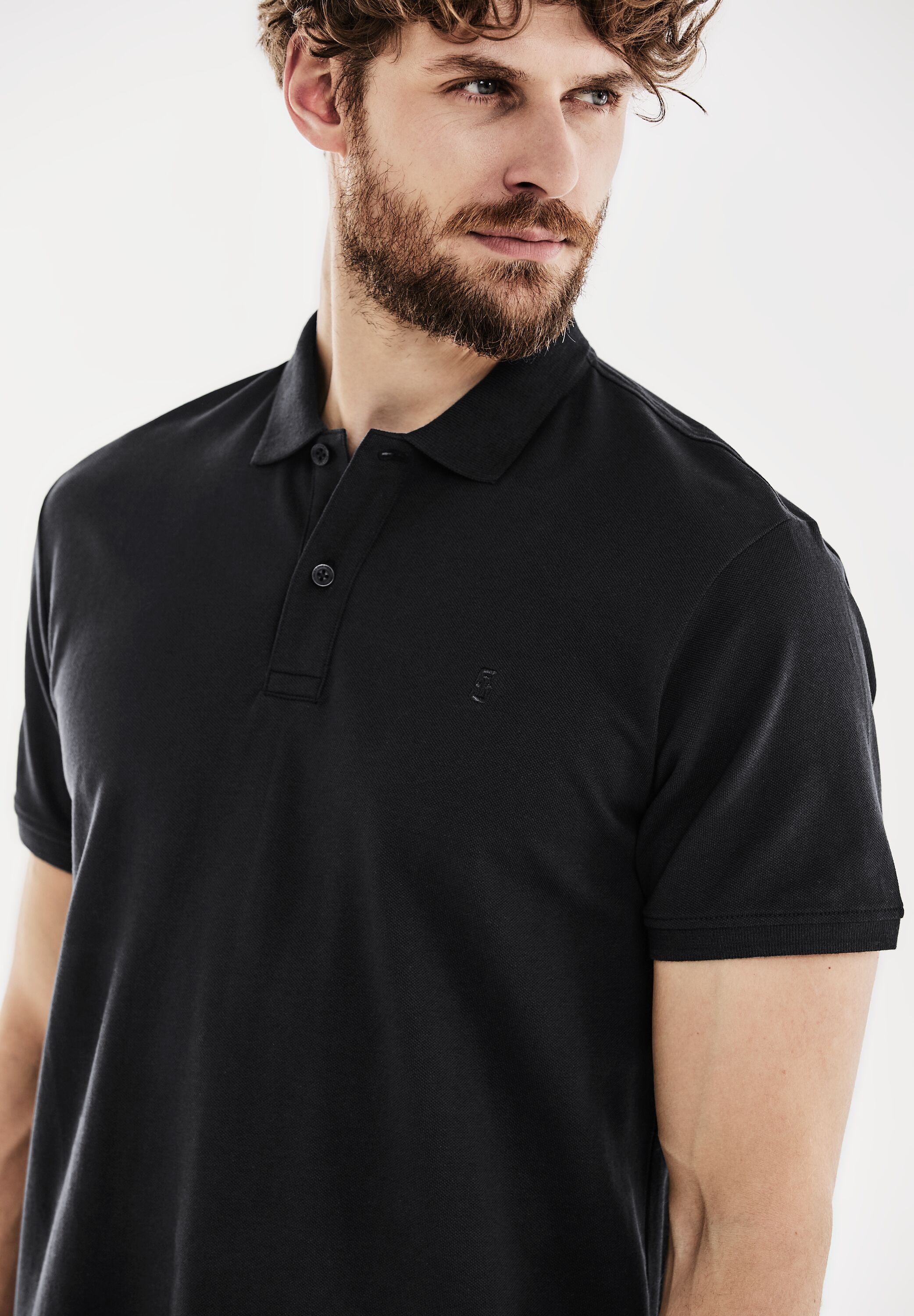 STREET ONE MEN Poloshirt, in Unifarbe