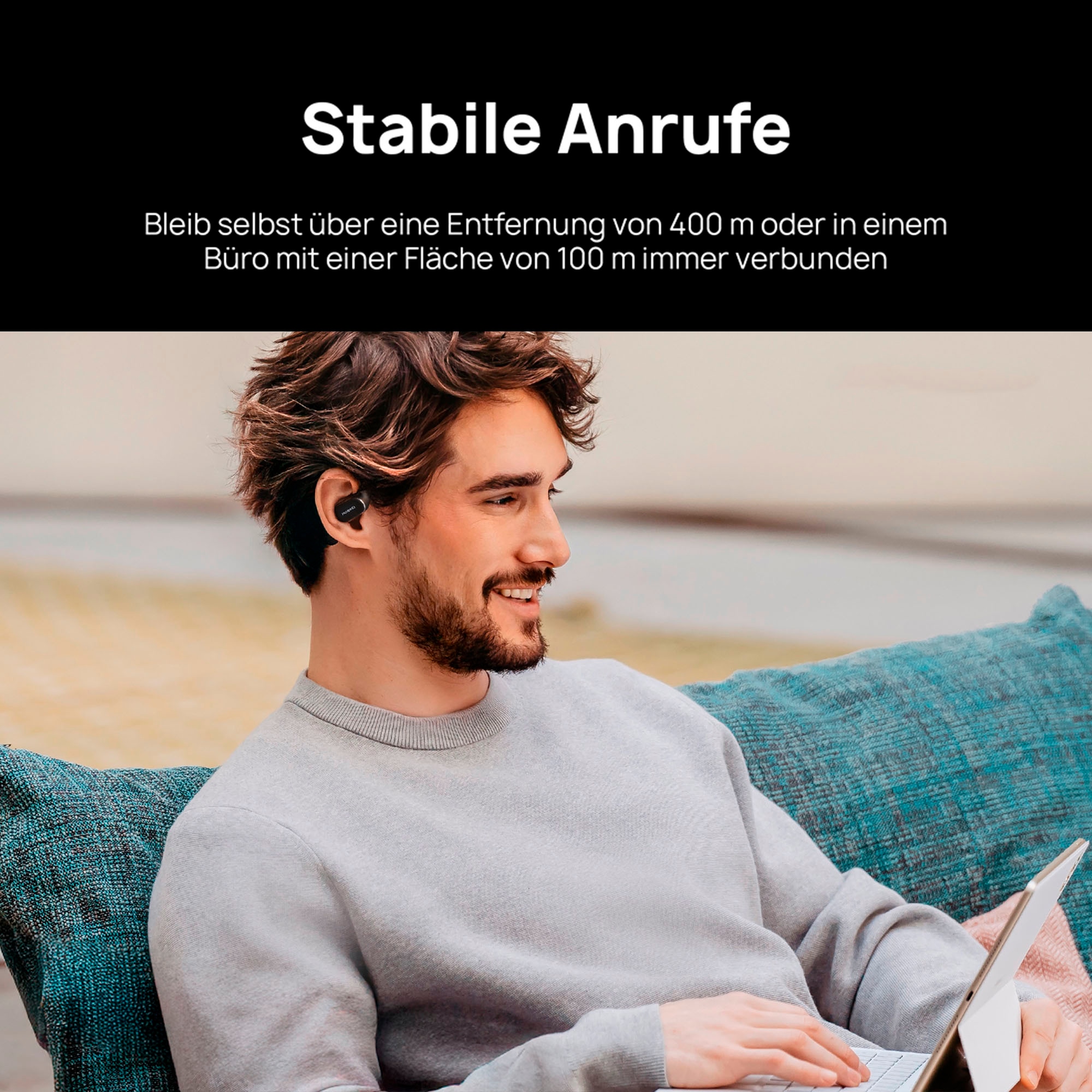 Huawei Open-Ear-Kopfhörer »FreeArc«, A2DP Bluetooth, Freisprechfunktion