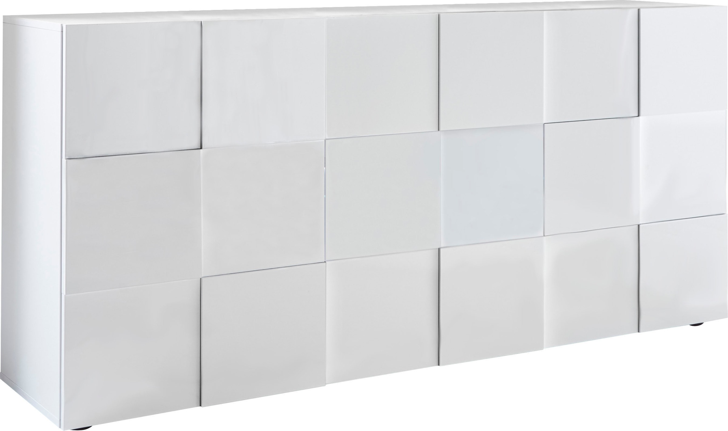 Home affaire Sideboard "Dama Breite 181, Kommode 3 Türen, Anrichte" Front i günstig online kaufen