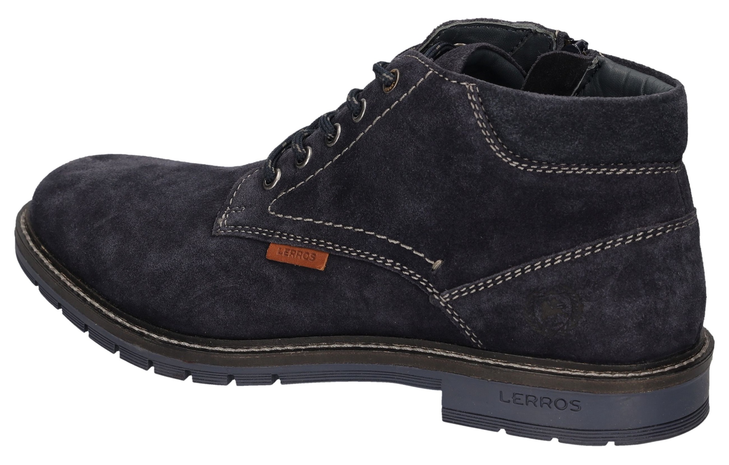 LERROS Schnürboots, Business Schuh, Schnürboots mit Blockabsatz