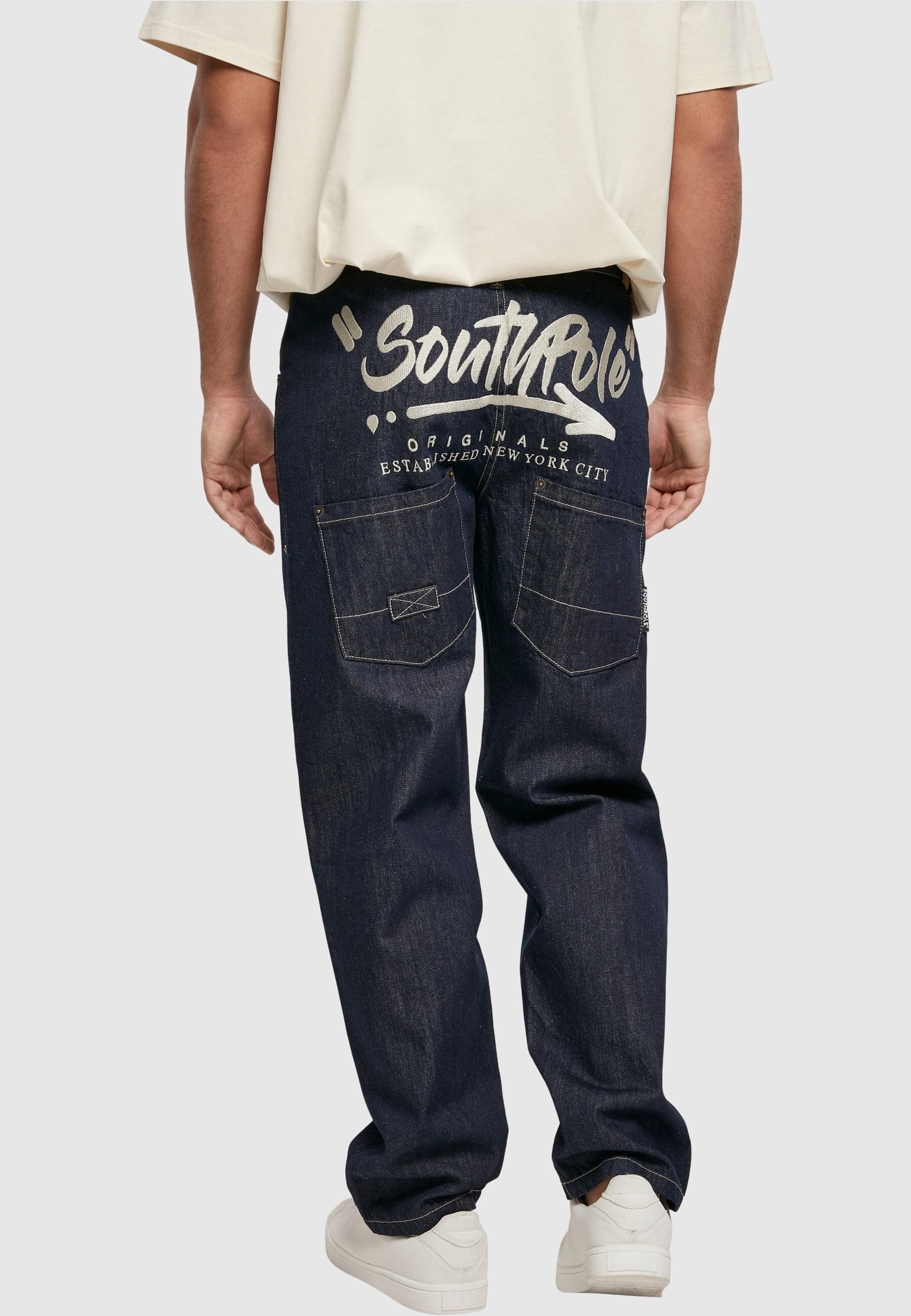 Southpole Bequeme Jeans »Southpole Herren Southpole Script Denim«, (1 tlg.)