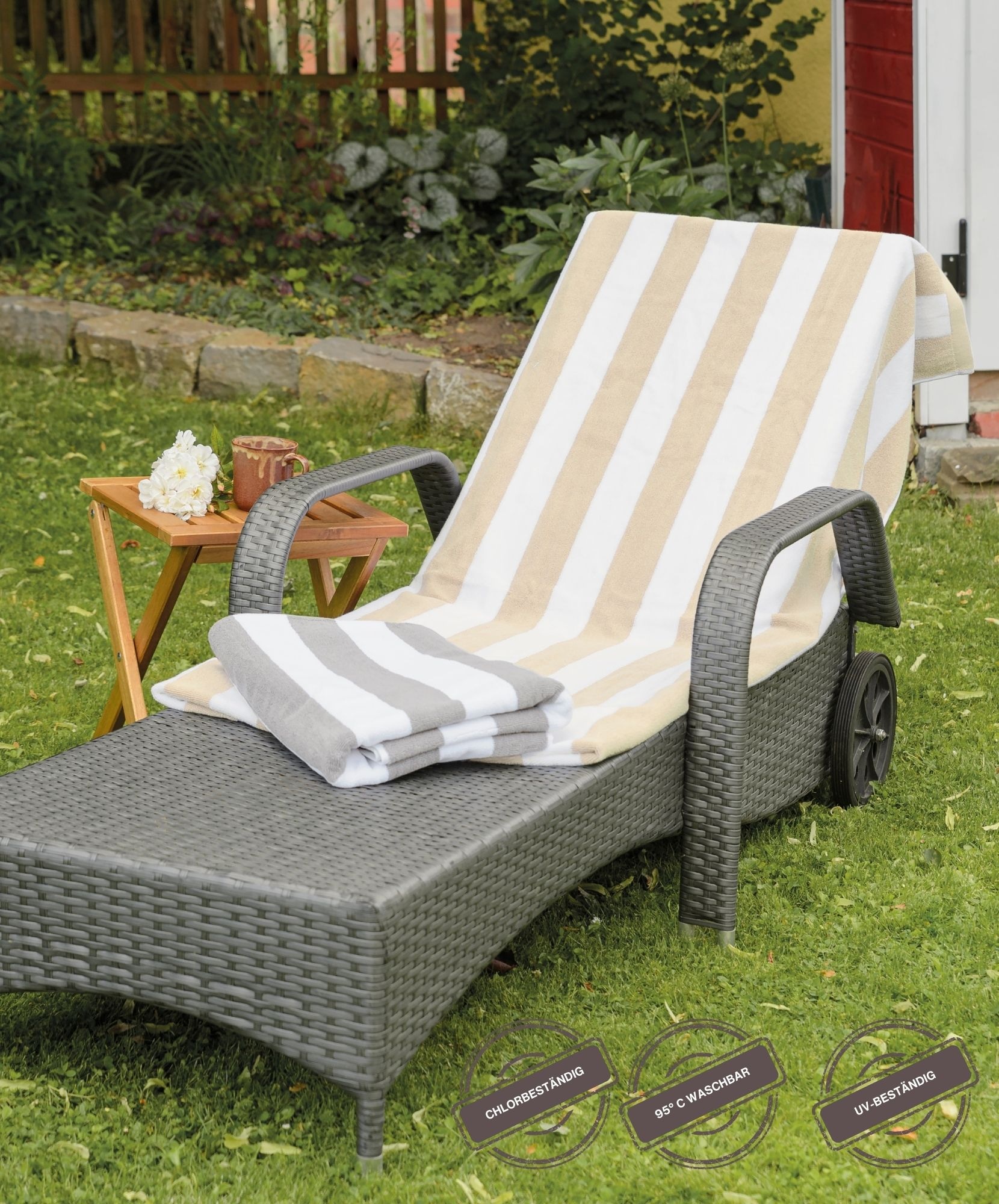 Wewo fashion Duschtuch »9713DT«, (1 St., Badetuch 70 x 140 cm), chlorecht