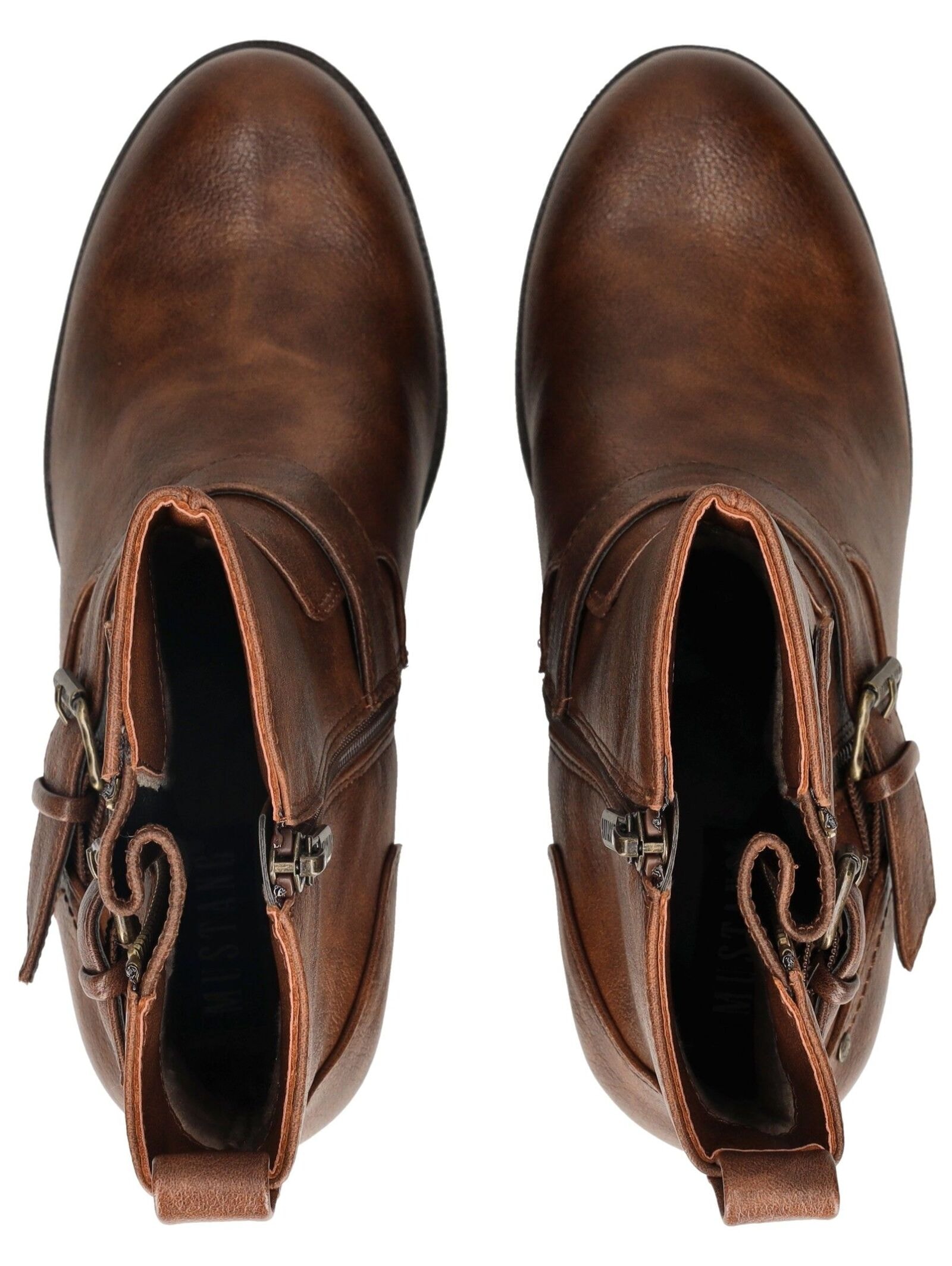 Mustang Shoes High-Heel-Stiefelette »Mustang Shoes Stiefelette Lederimitat/Textil«