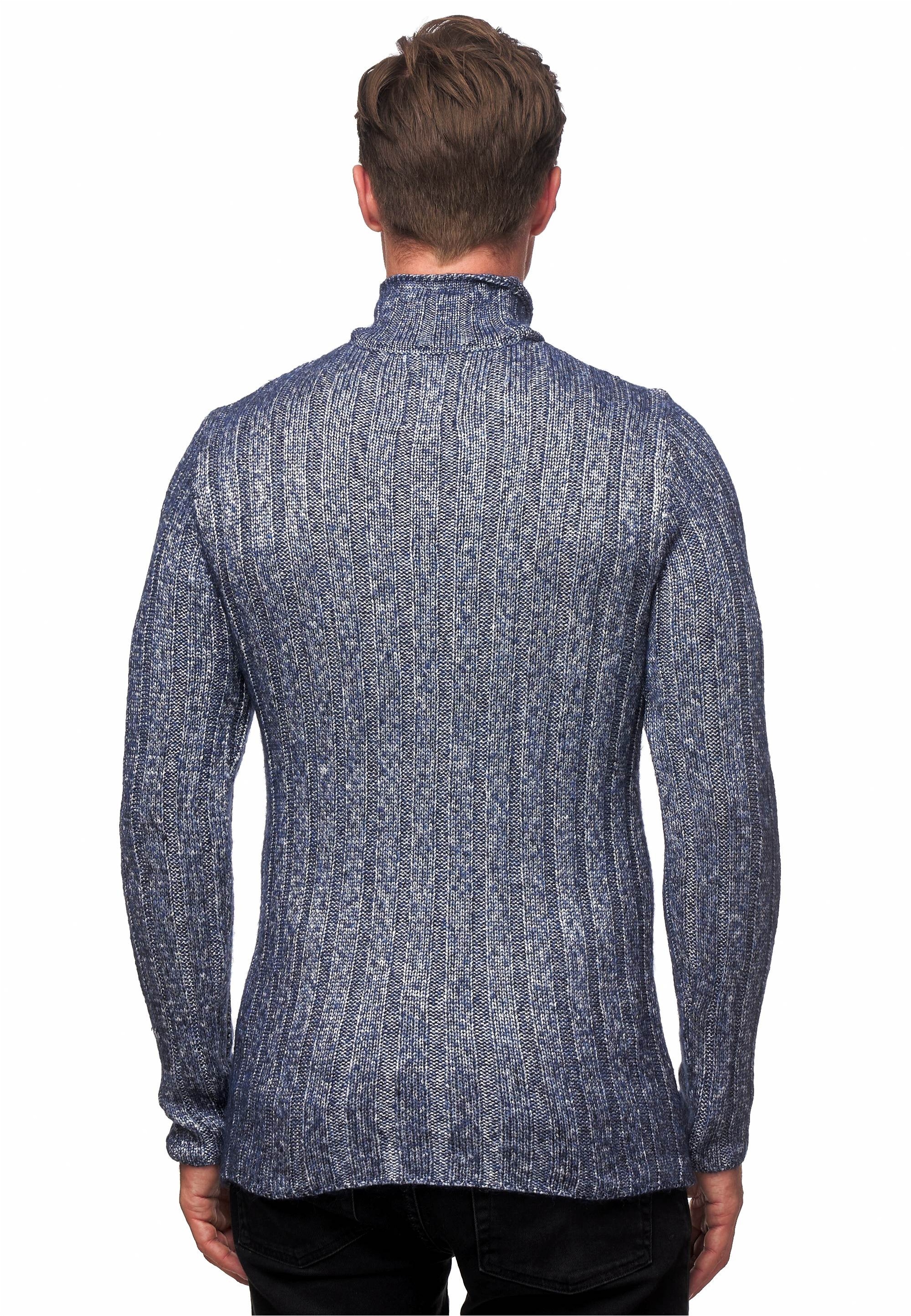 Rusty Neal Strickpullover, mit wärmendem Stehkragen