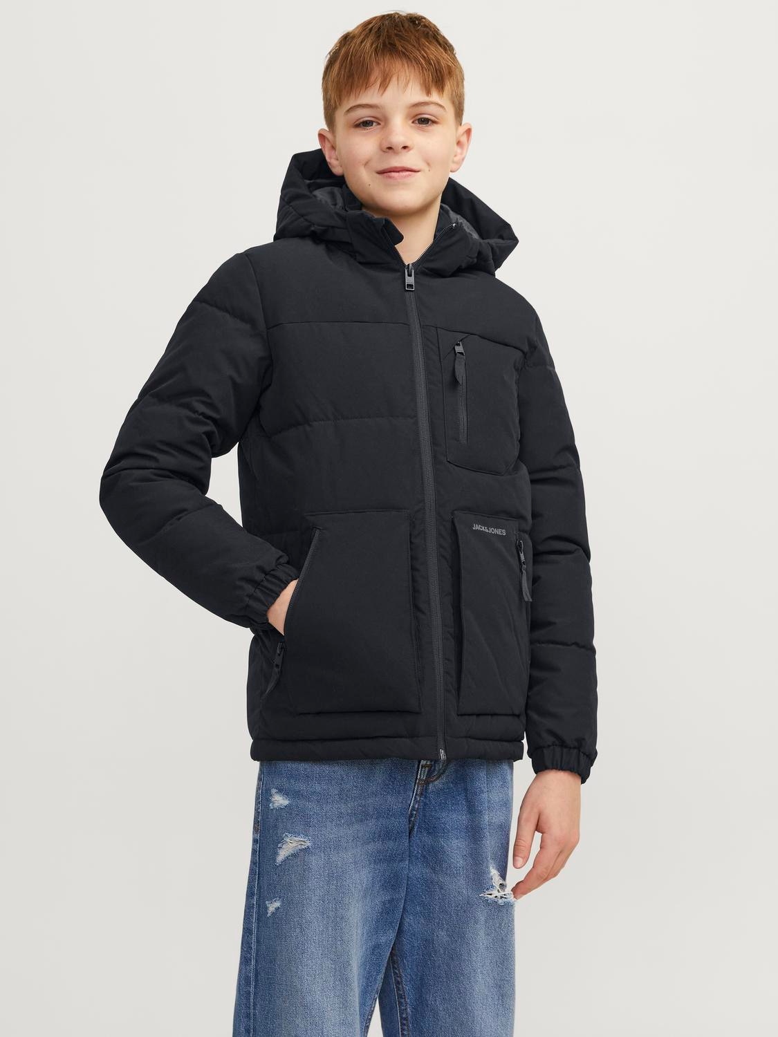 Steppjacke »JJEOTTO PUFFER JACKET SN JNR«, mit Kapuze