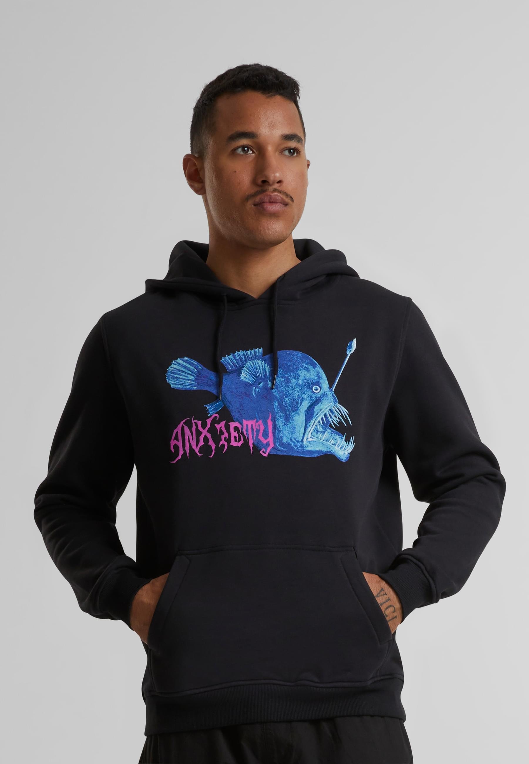 MisterTee Kapuzensweatshirt »MisterTee Herren Anxiety Hoody«, (1 tlg.)