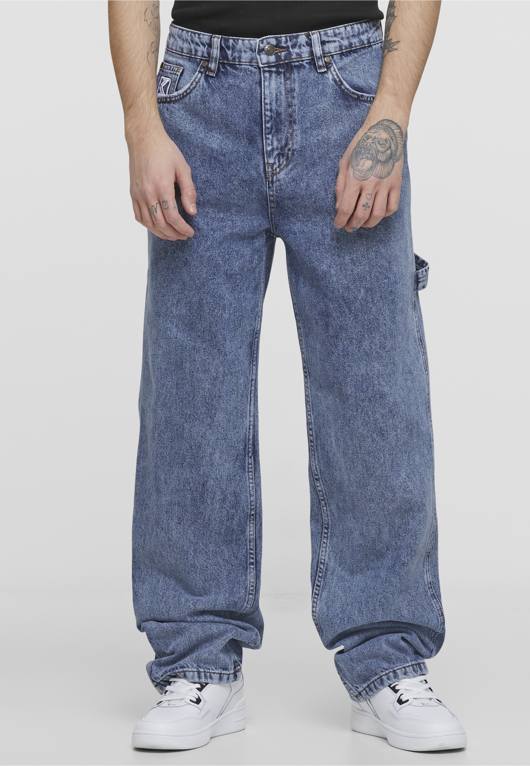 Karl Kani Bequeme Jeans »Karl Kani Herren KK Retro Baggy Workwear Denim«