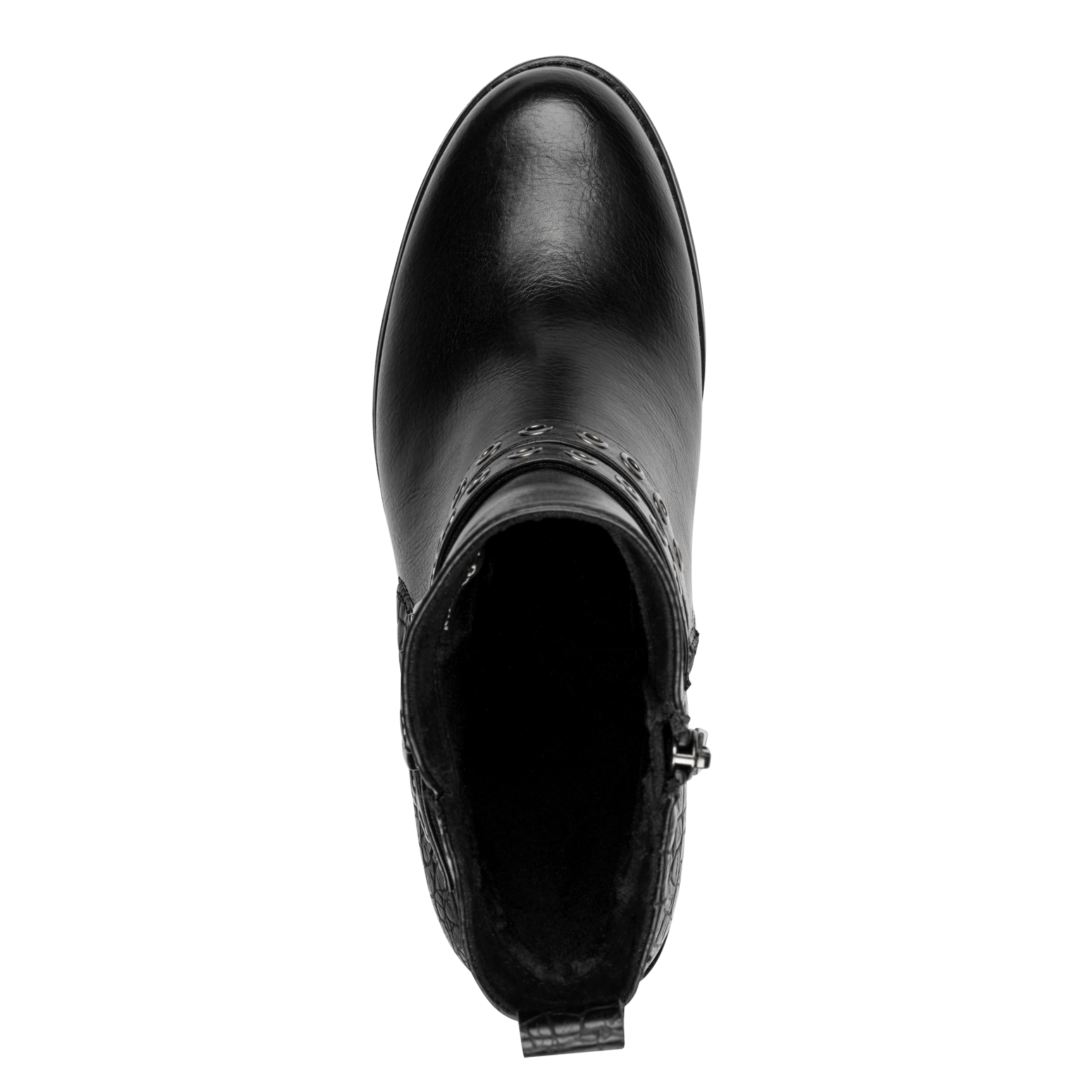 MARCO TOZZI Stiefelette, Blockabsatz, Ankleboots mit Zierschnallen und Ösen