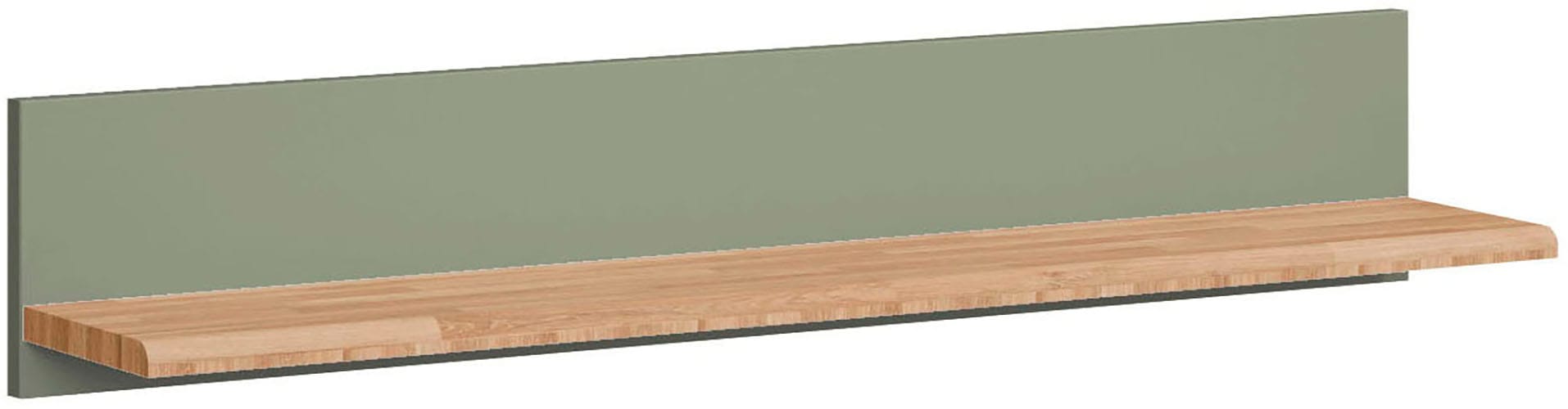 Home affaire Wandregal »Ribe,2er Set,teilmassiv mit massiver Ablagefläche, Breite: je 90 cm«, (Set, 2 St.), Ablageflächen Eiche massiv