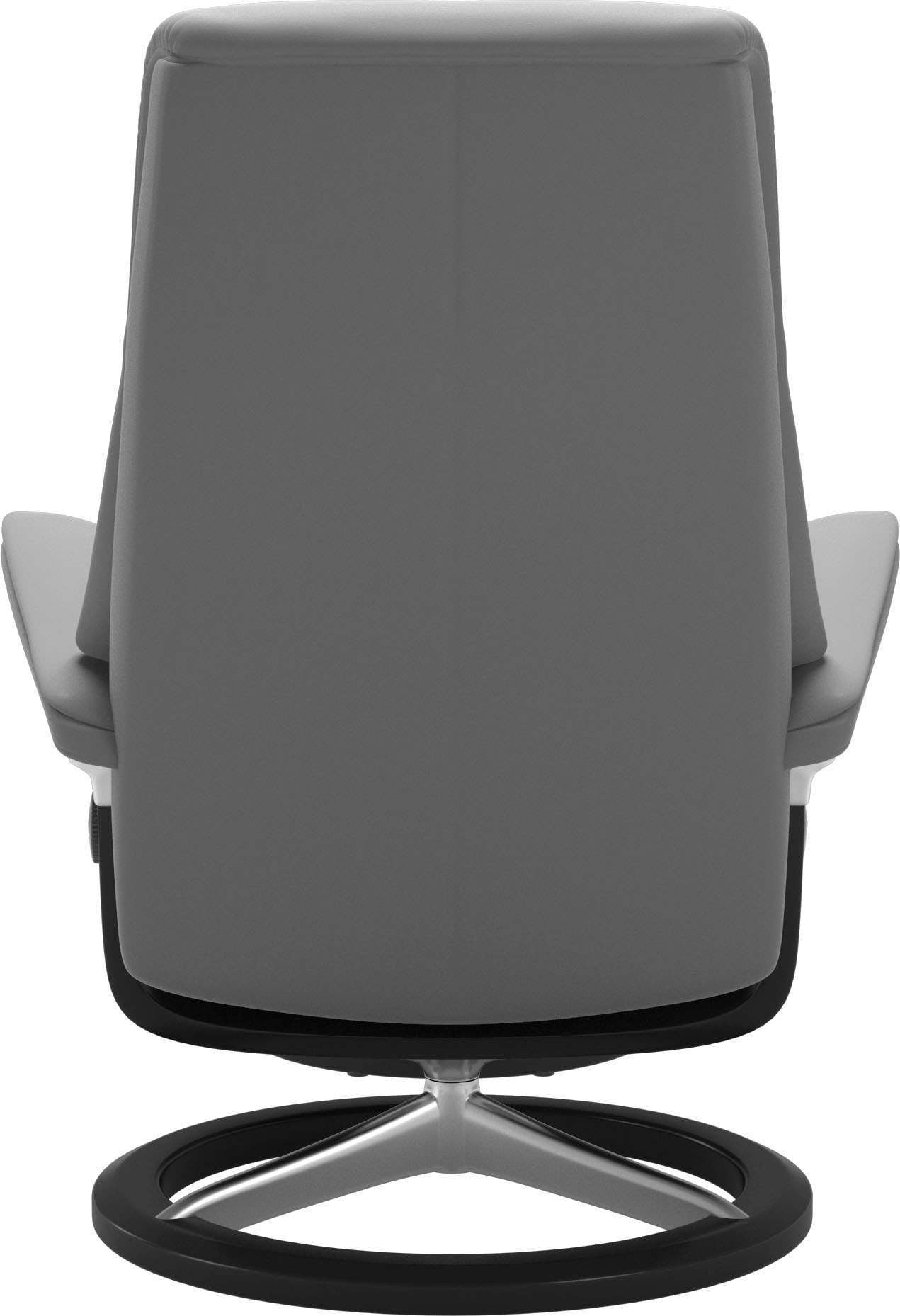 Stressless® Relaxsessel »View«, (Set, Relaxsessel mit Hocker), mit Signature Base, Größe S,Gestell Schwarz