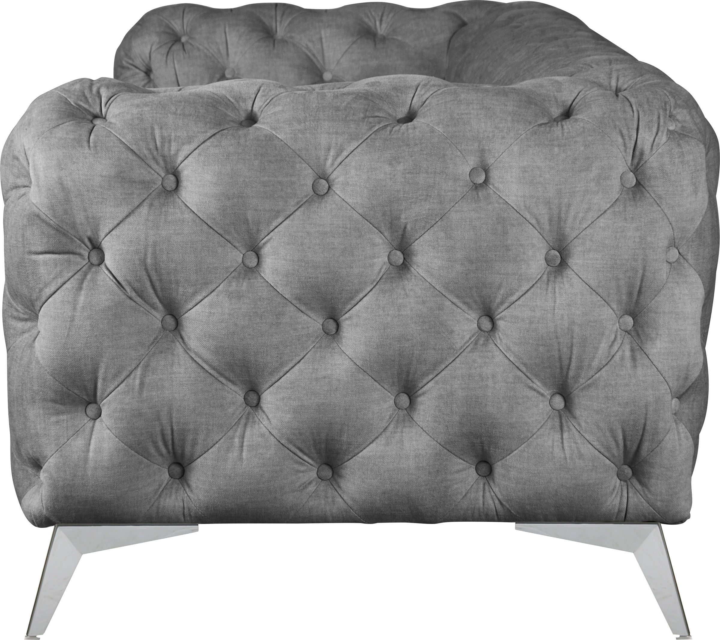 Leonique Chesterfield-Sofa »Glynis«, aufwändige Knopfheftung, moderne Chesterfield Optik, Fußfarbe wählbar