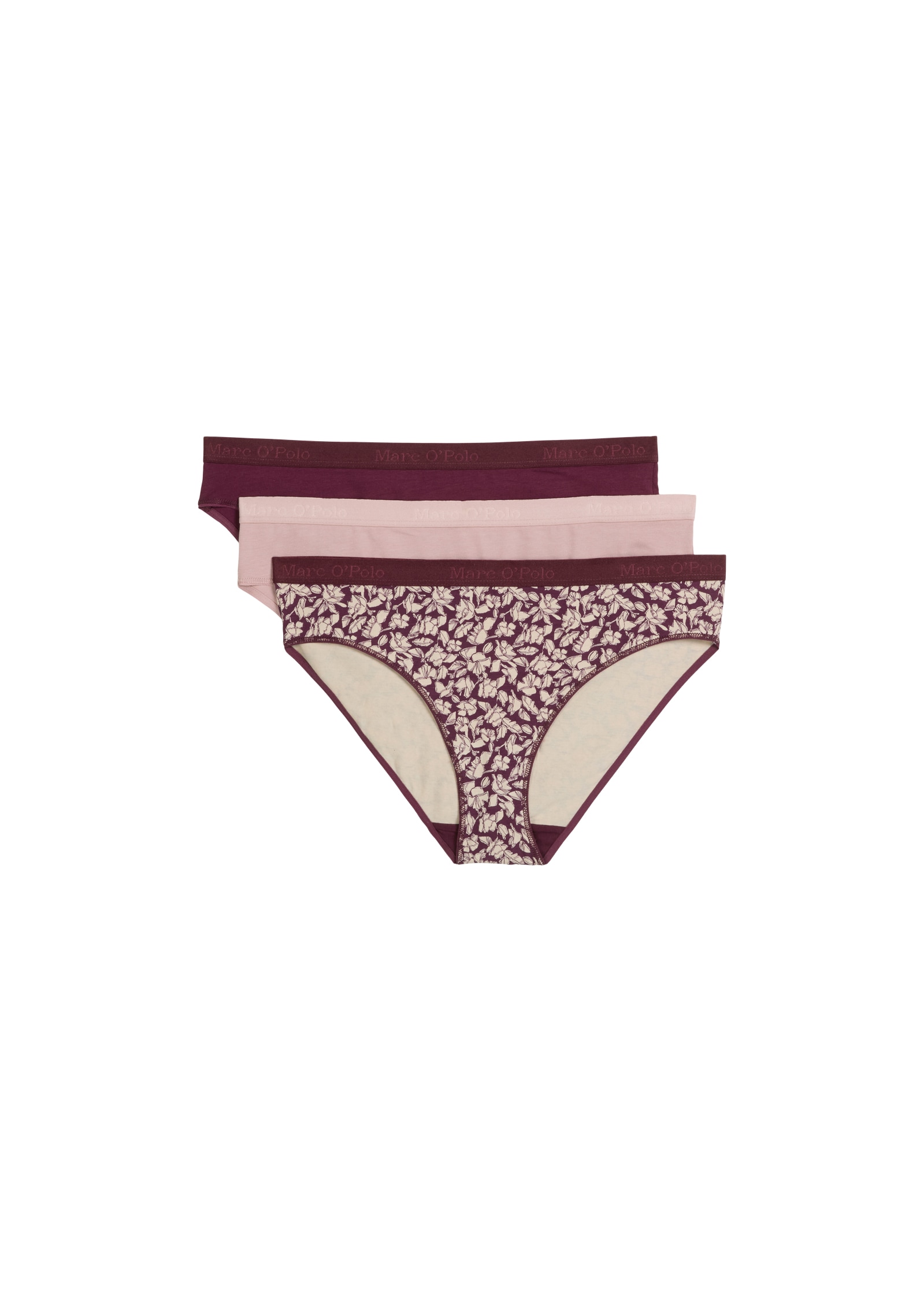 Marc OPolo Hüftslip "Essentials", (3er Pack), Baumwollmix, elastischer Bund günstig online kaufen