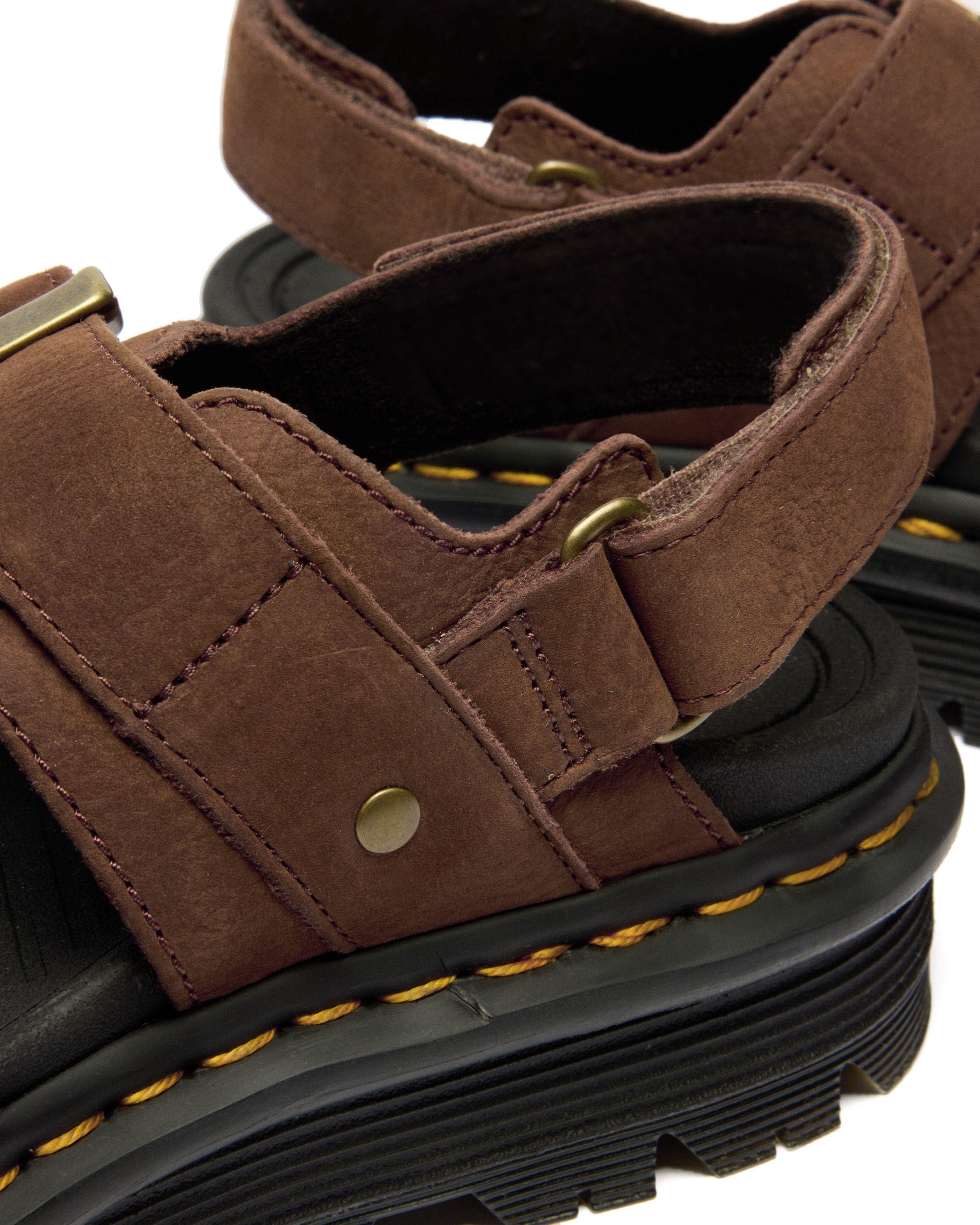 DR. MARTENS Sandale »Zebzag«  Plateau, Sandalette, Sommerschuh mit typisch gelber Rahmennaht