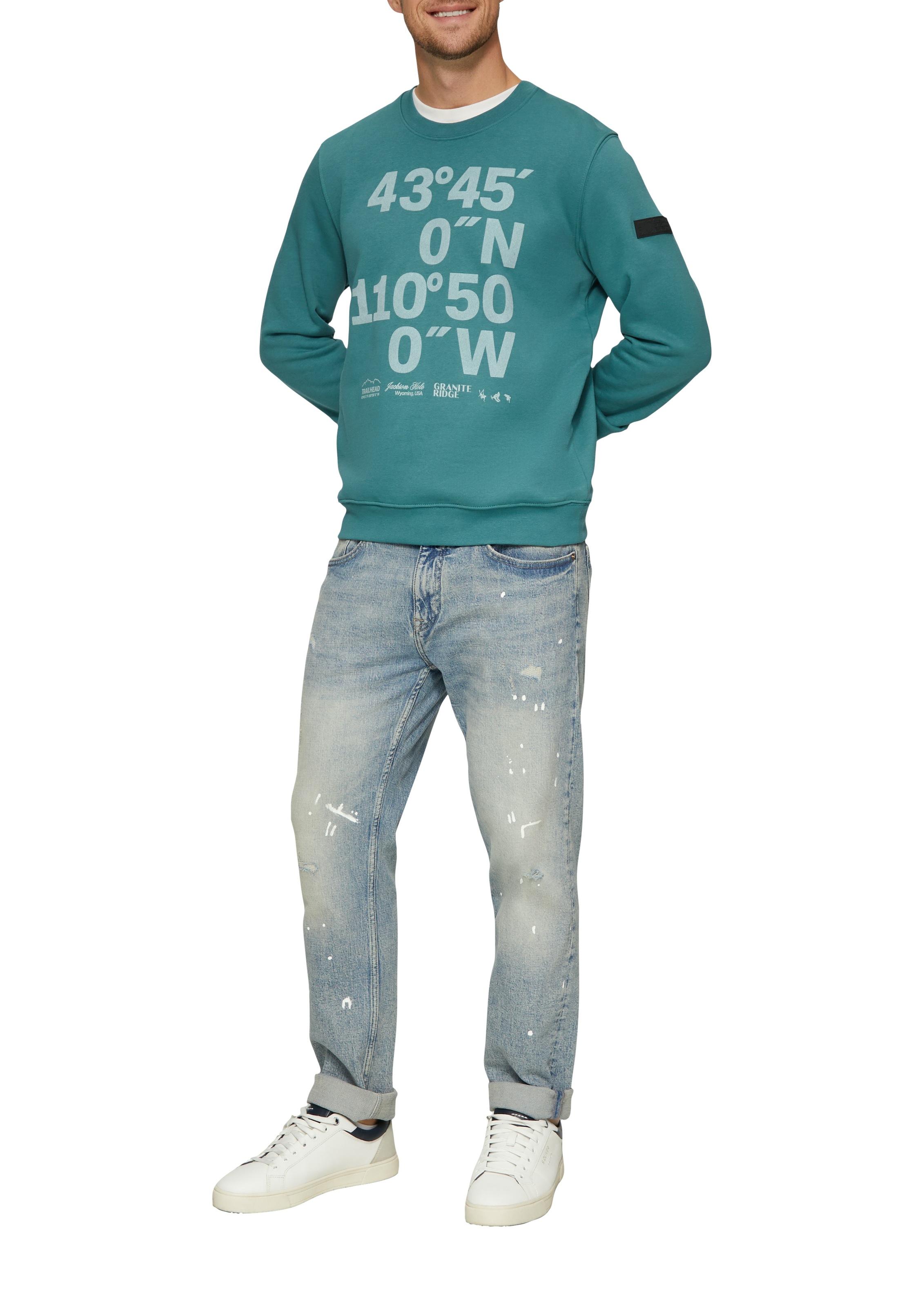 s.Oliver Sweatshirt, mit Frontprint