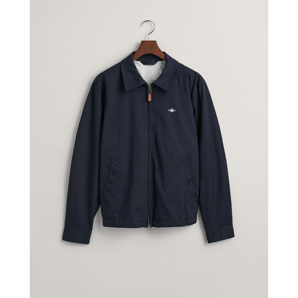 Gant Hemdjacke »COTTON WINDCHEATER«, elastischer Saum