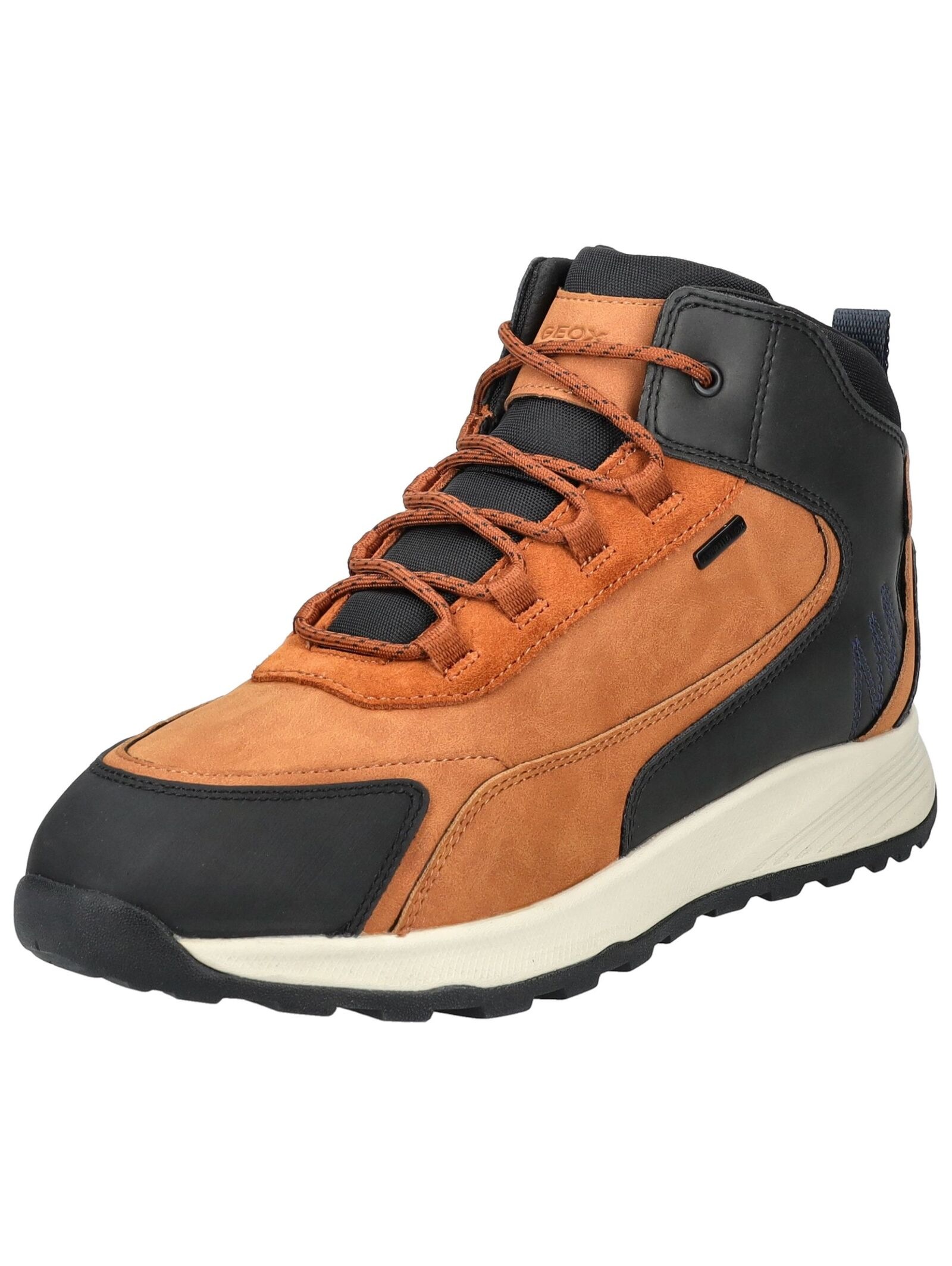 Geox Schnürstiefelette "Geox Stiefelette Lederimitat/Textil" günstig online kaufen