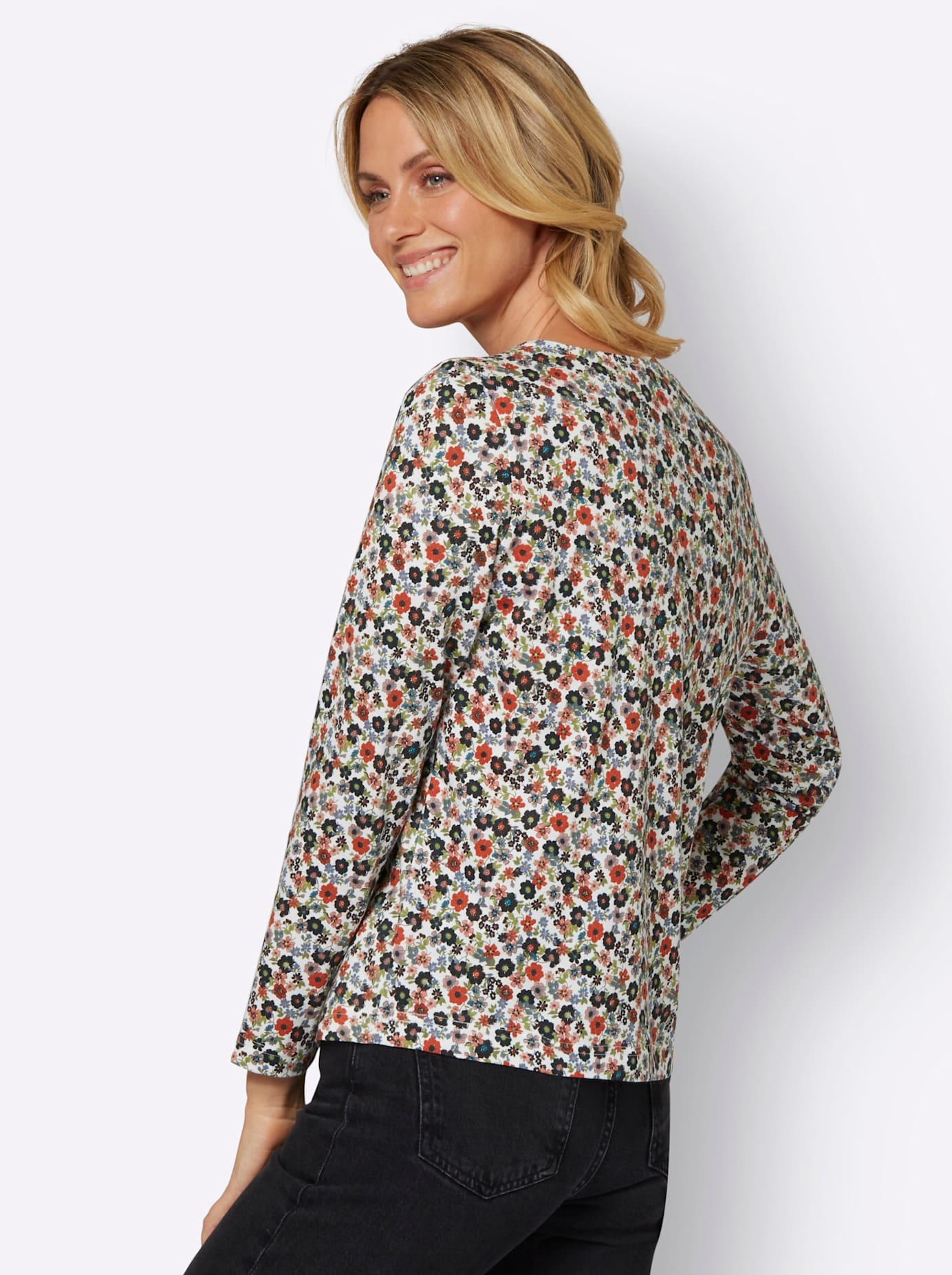 Inspirationen Print-Shirt »Druck-Shirt«, (1 tlg.)