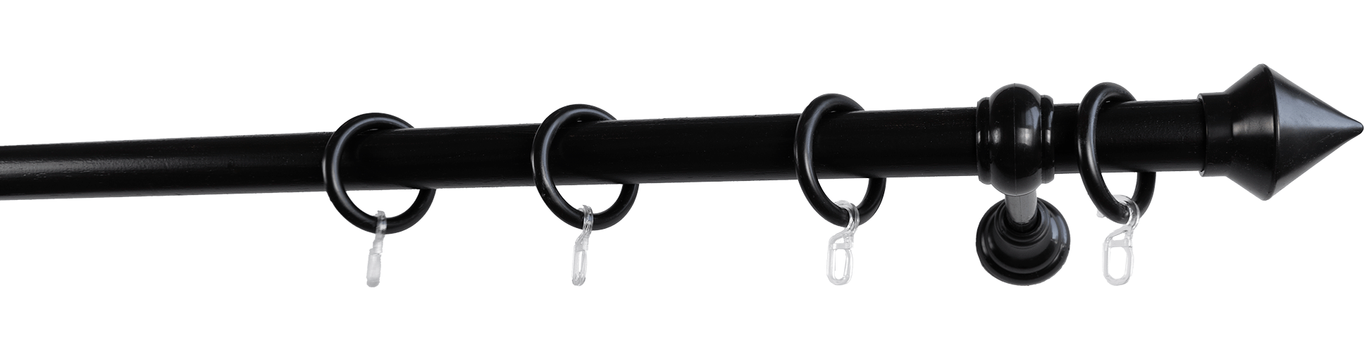 GARESA Gardinenstange "Palmi" Ø 28 mm 1 läufig-läufig Wunschmaßlänge Vorhan günstig online kaufen