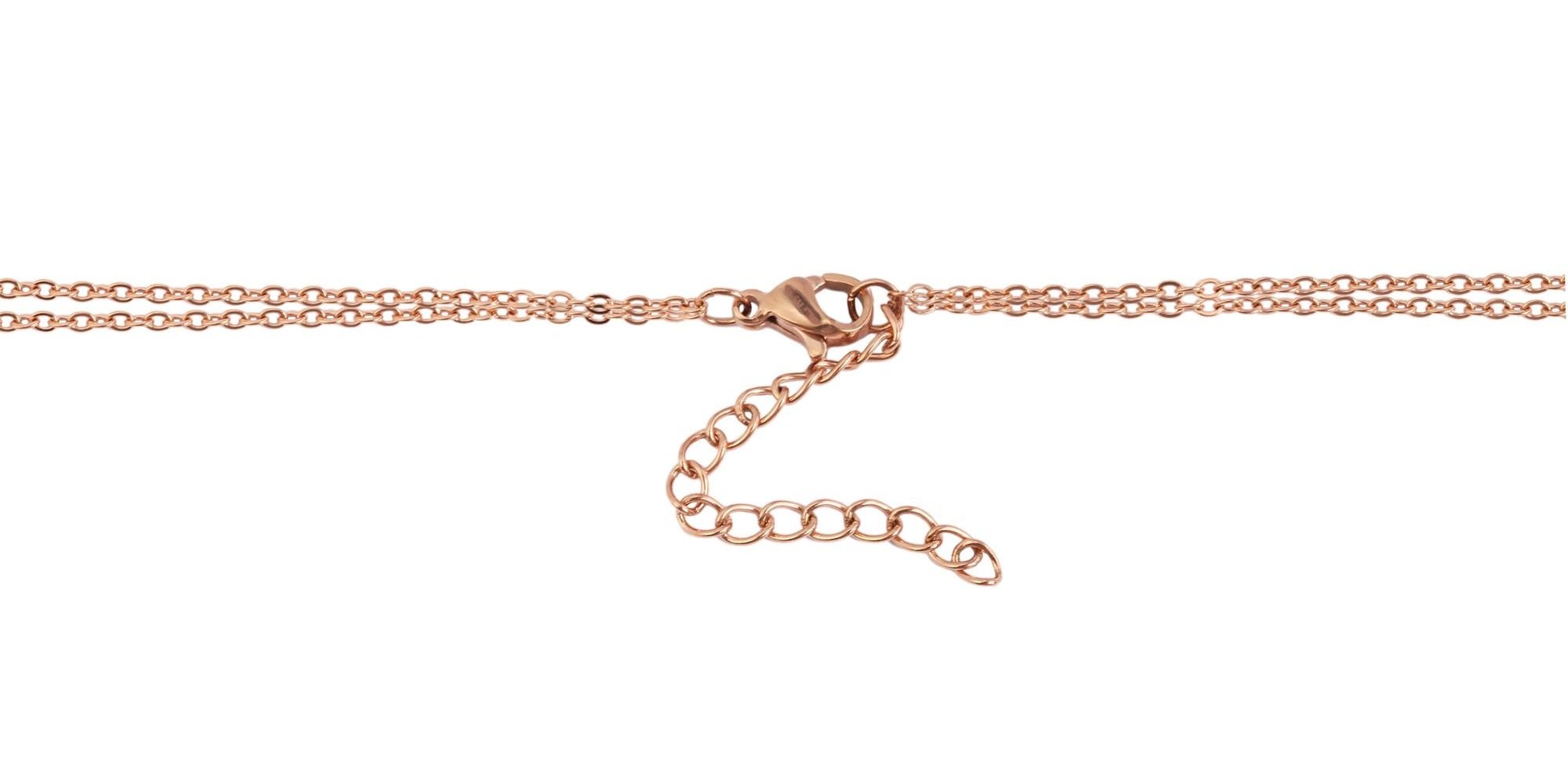 Adelia´s Kette ohne Anhänger »Damen Halskette aus Edelstahl mit Strass Steinchen 43+5« Ideal als Geschenk für besondere Anlässe