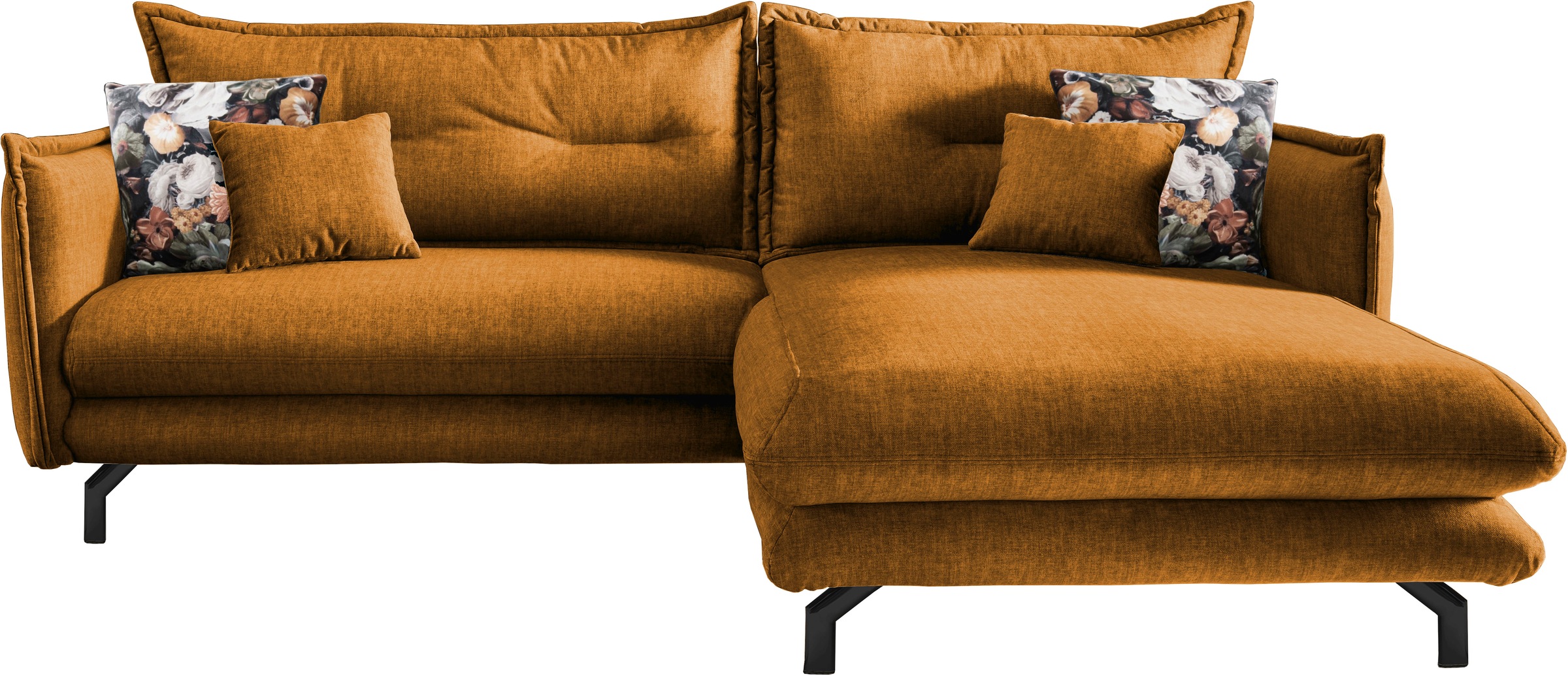 Home affaire Ecksofa "LAVA Breite 255 cm, modern und elegant, aktuelle Kiss günstig online kaufen