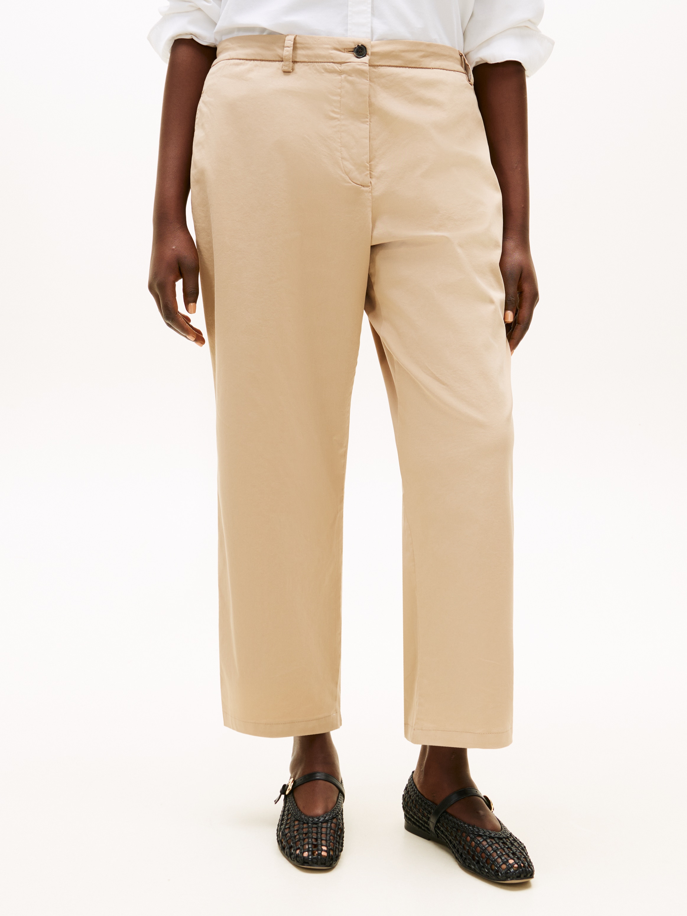 Tommy Hilfiger Curve Chinohose "CRV CO GMD SLIM STRAIGHT CHINO" in großen G günstig online kaufen
