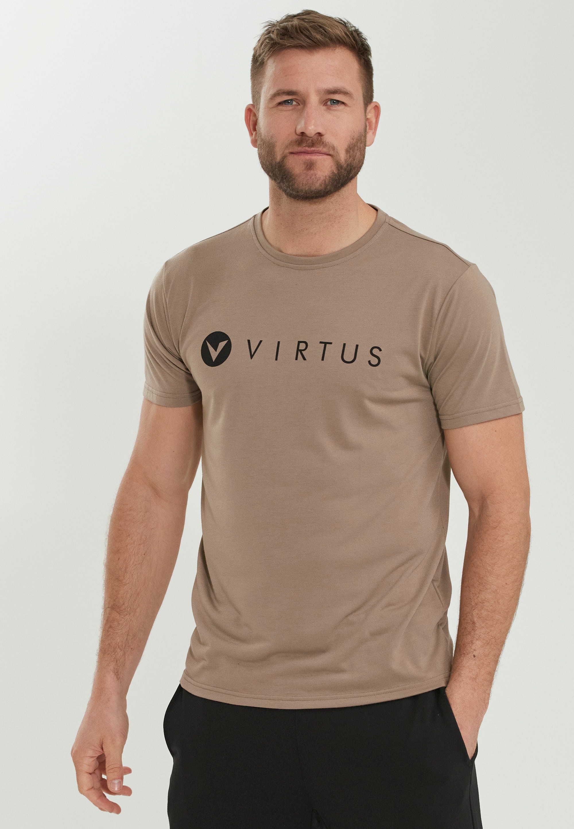 Virtus Funktionsshirt »EDWARDO M S/S Logo Tee«, (1 tlg.), mit schnell  trocknender QUICK DRY Technologie ▷ für | BAUR