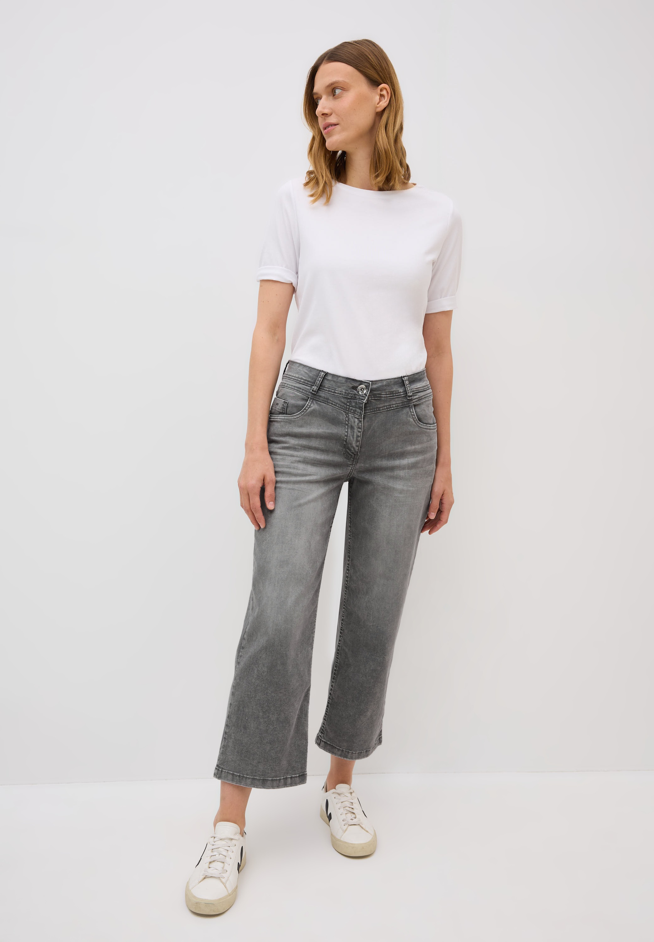 Cecil Loose-fit-Jeans, High Waist